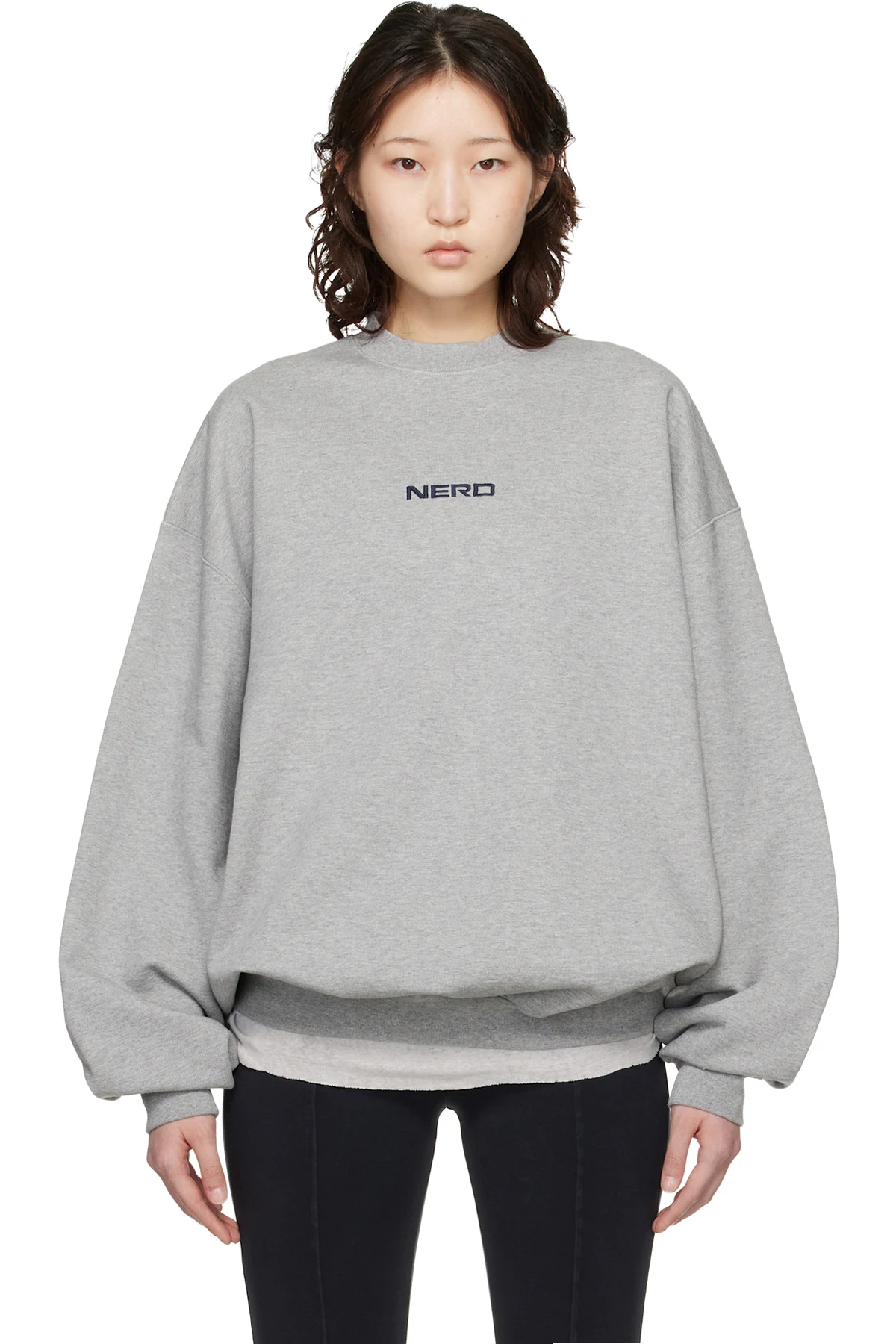 Gray 'NERD' Sweatshirt