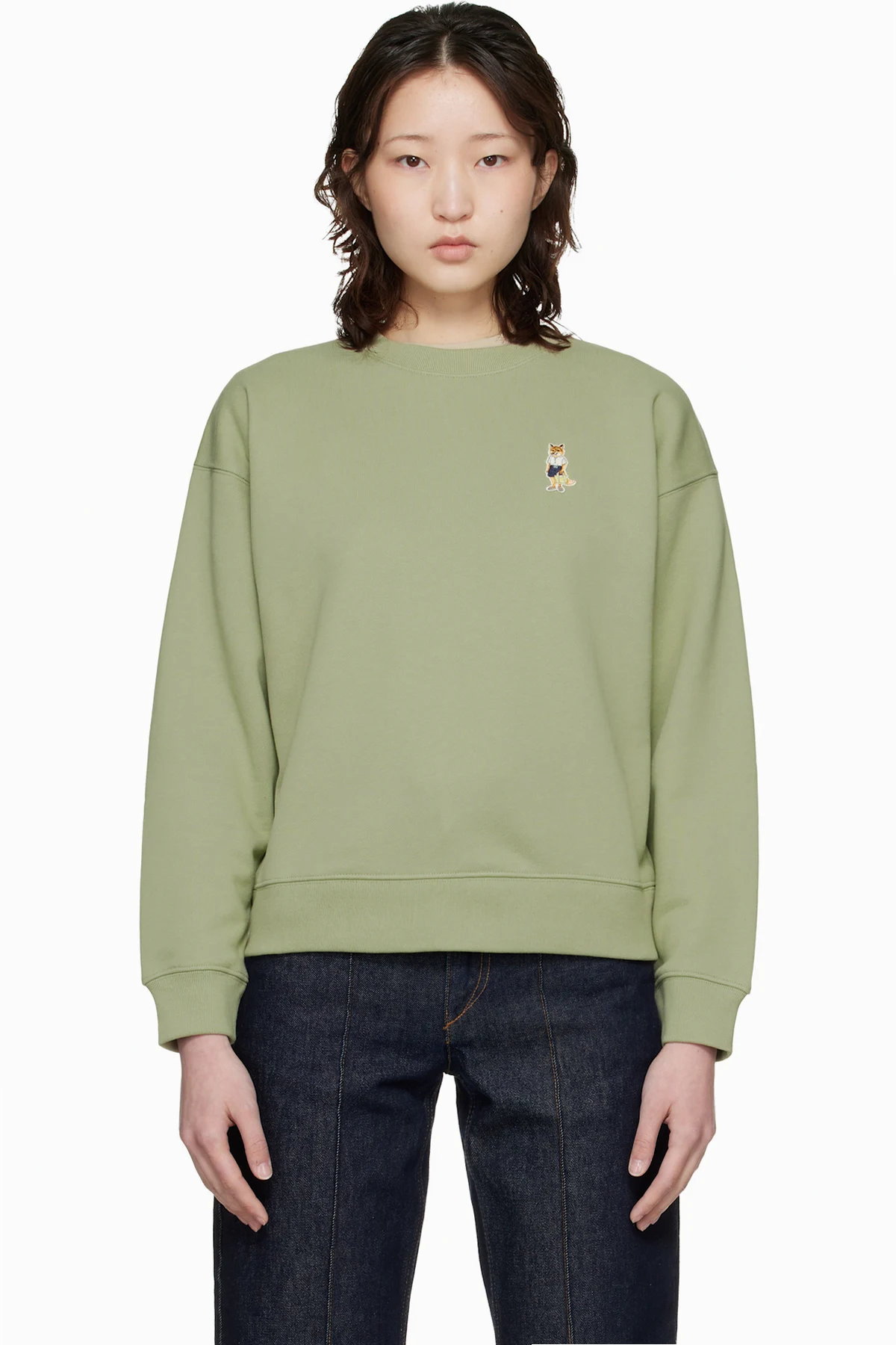 Green Dressed Fox Comfort Sweatshirt