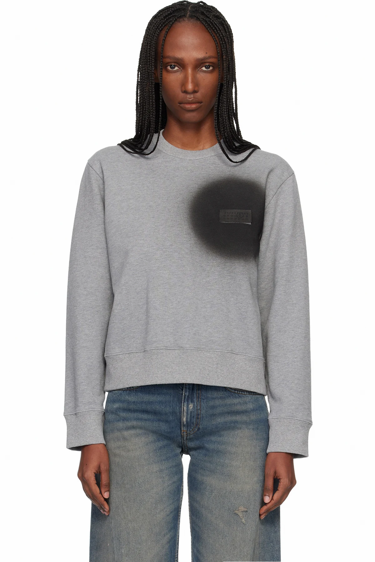 Gray Spray Paint Sweatshirt