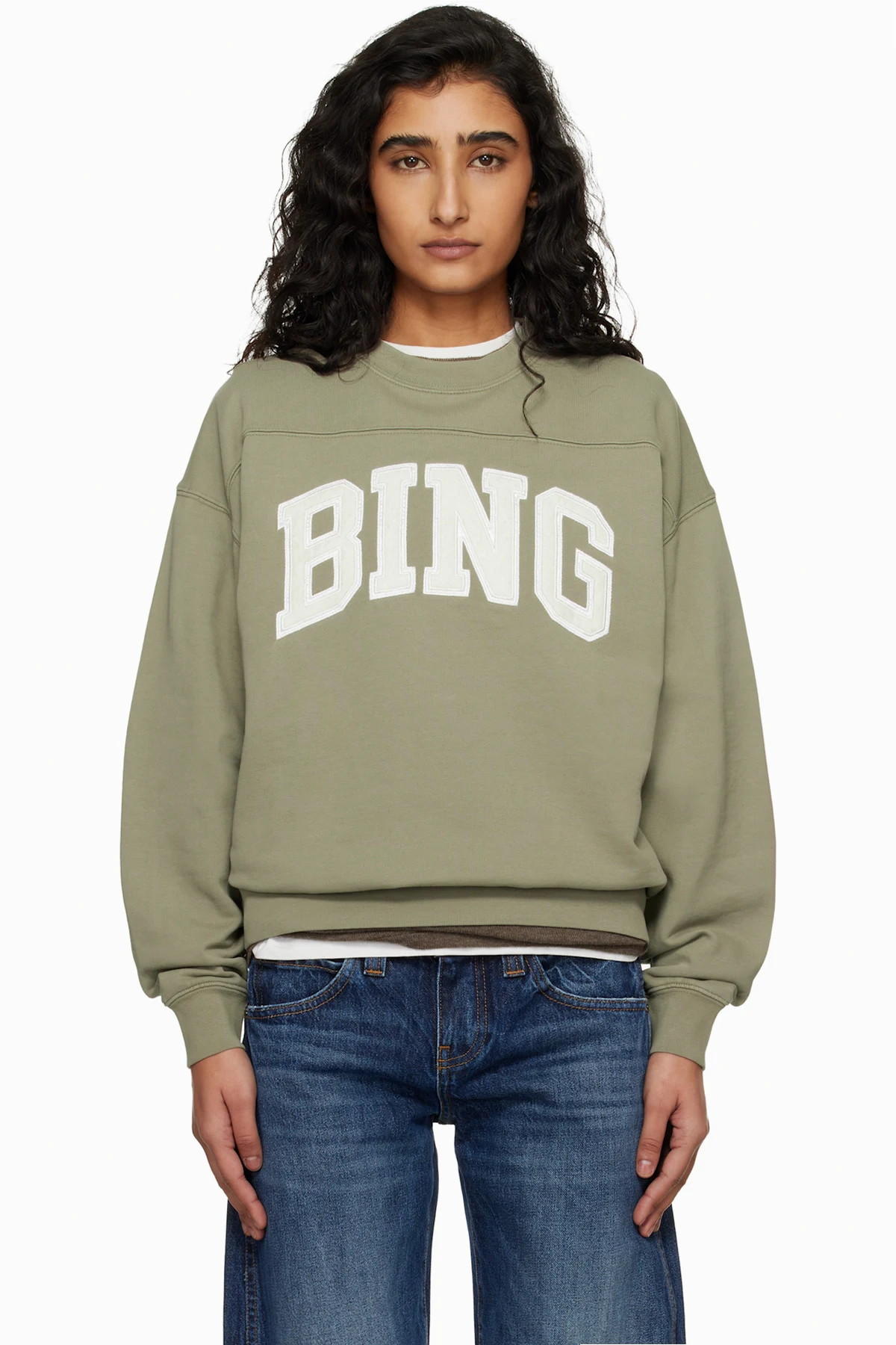Khaki Trenton Bing Sweatshirt