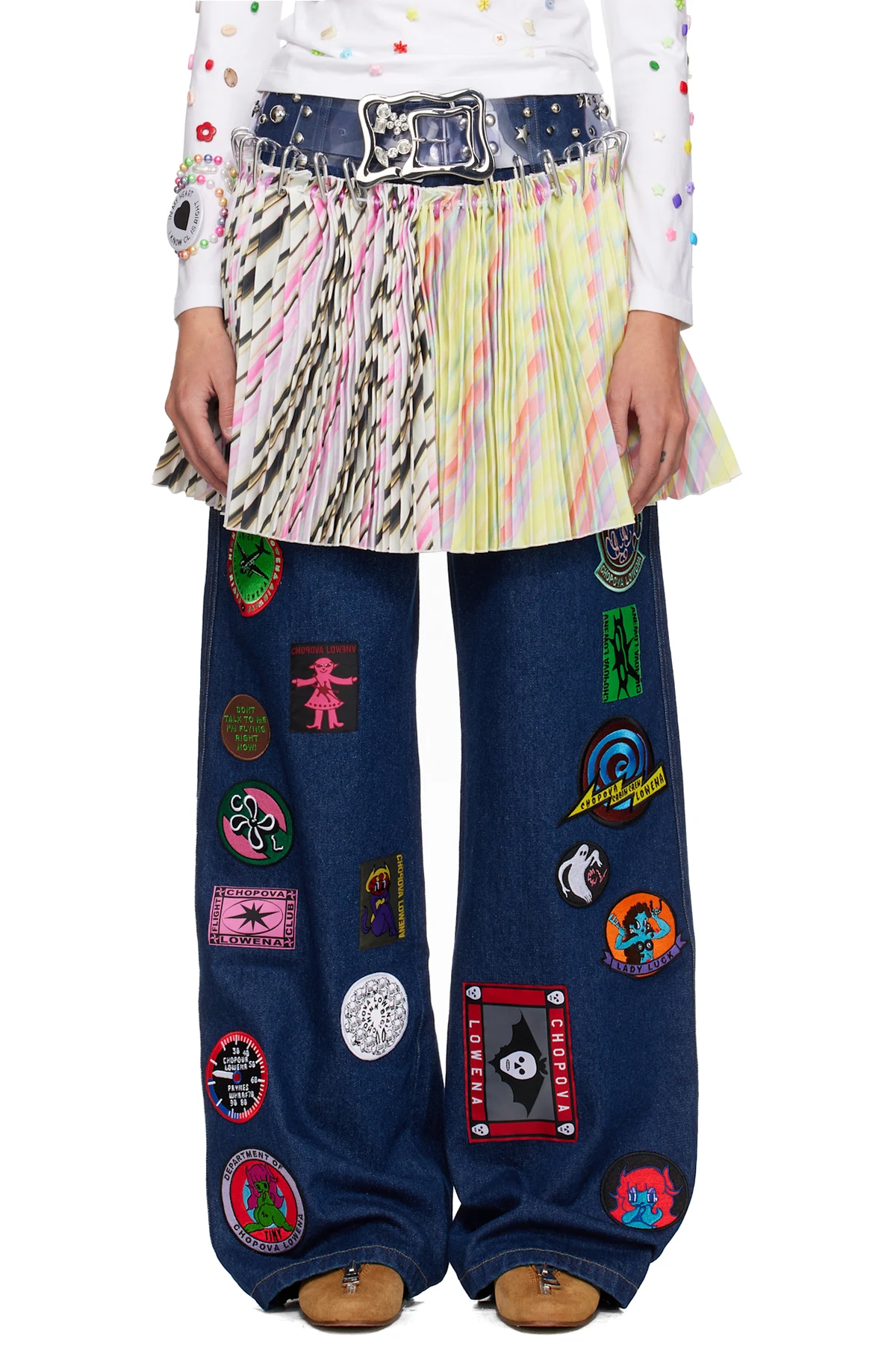 Multicolor Strobe Carabiner Miniskirt