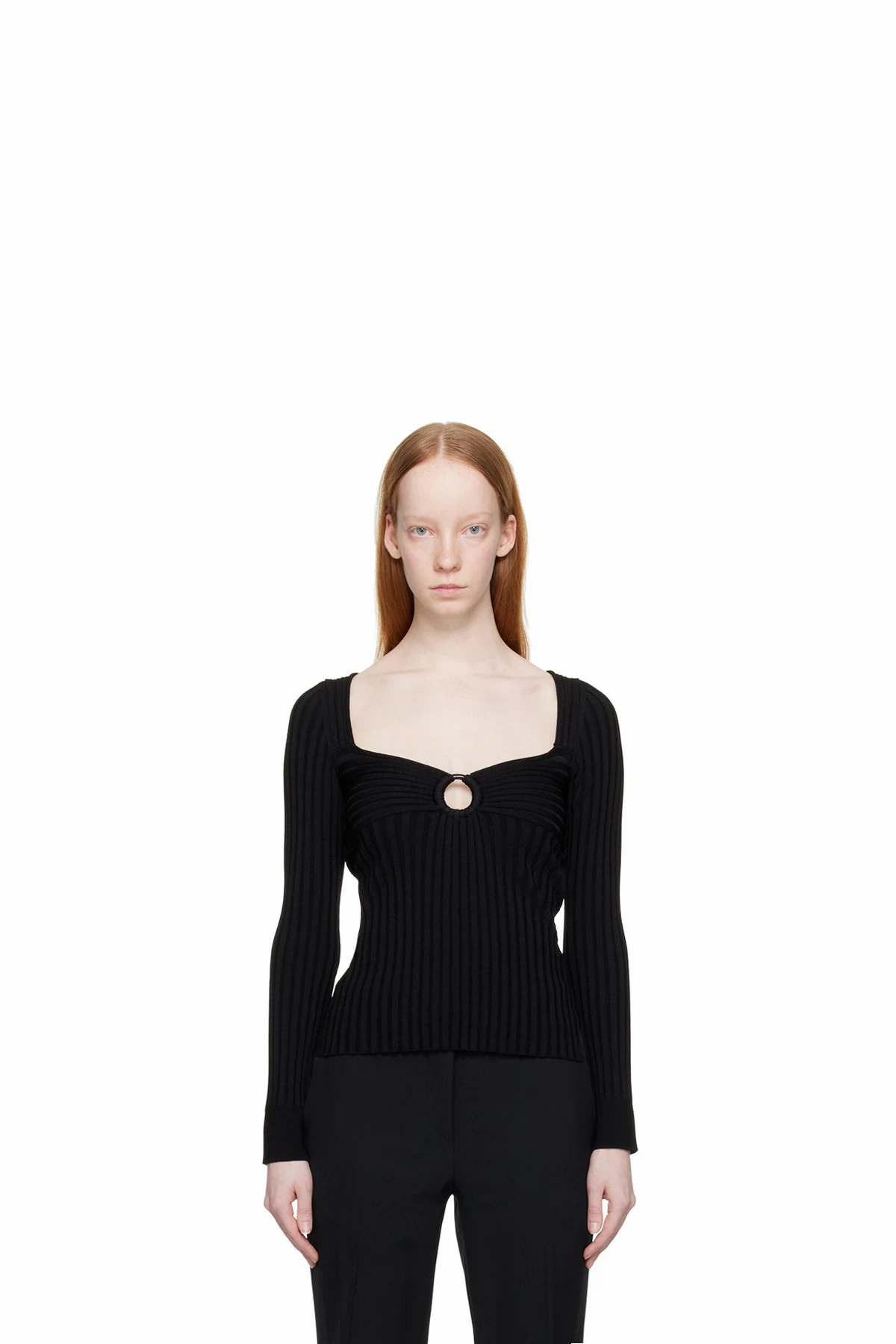 Black V-Neck Sweater