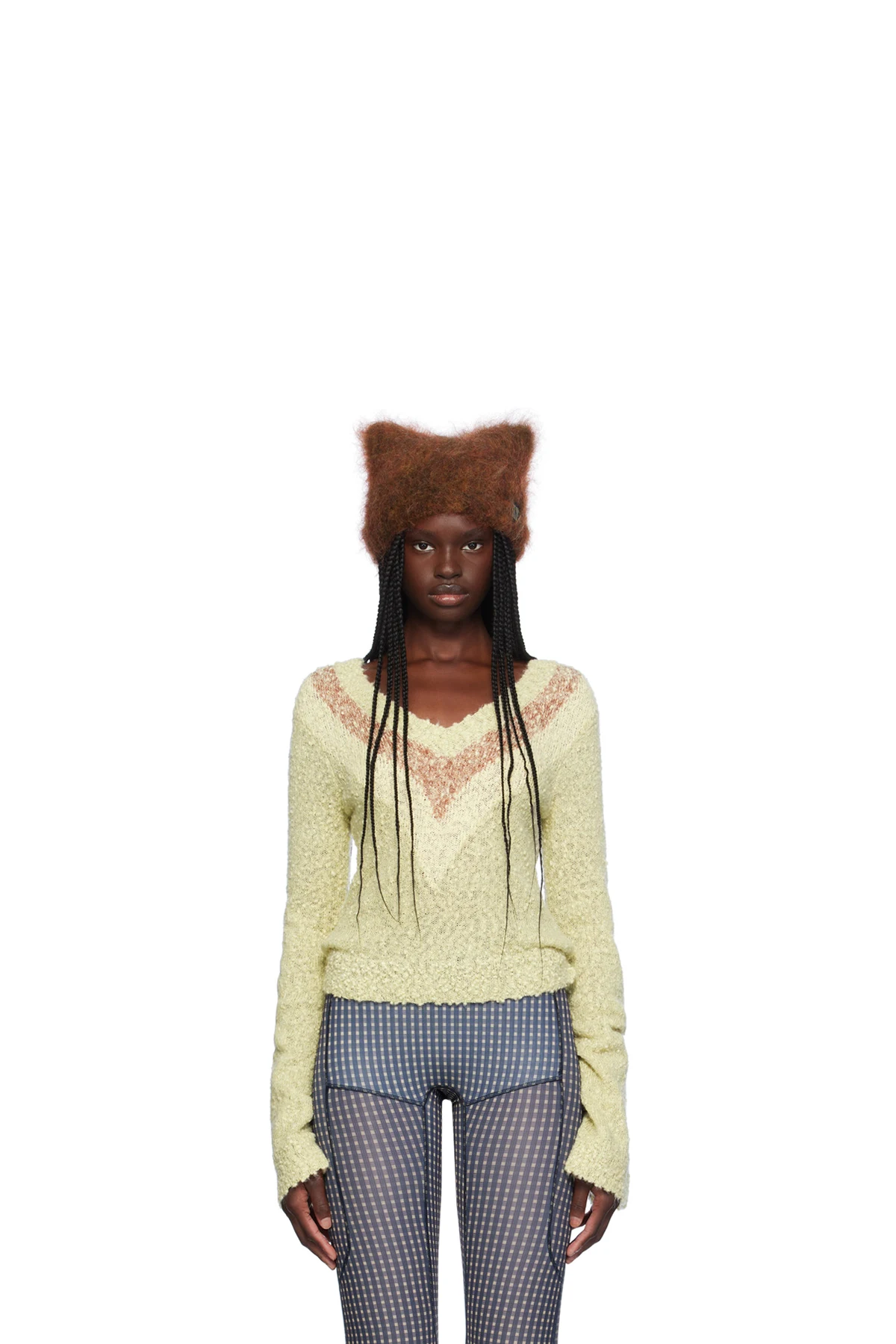 Beige Explosion Sweater