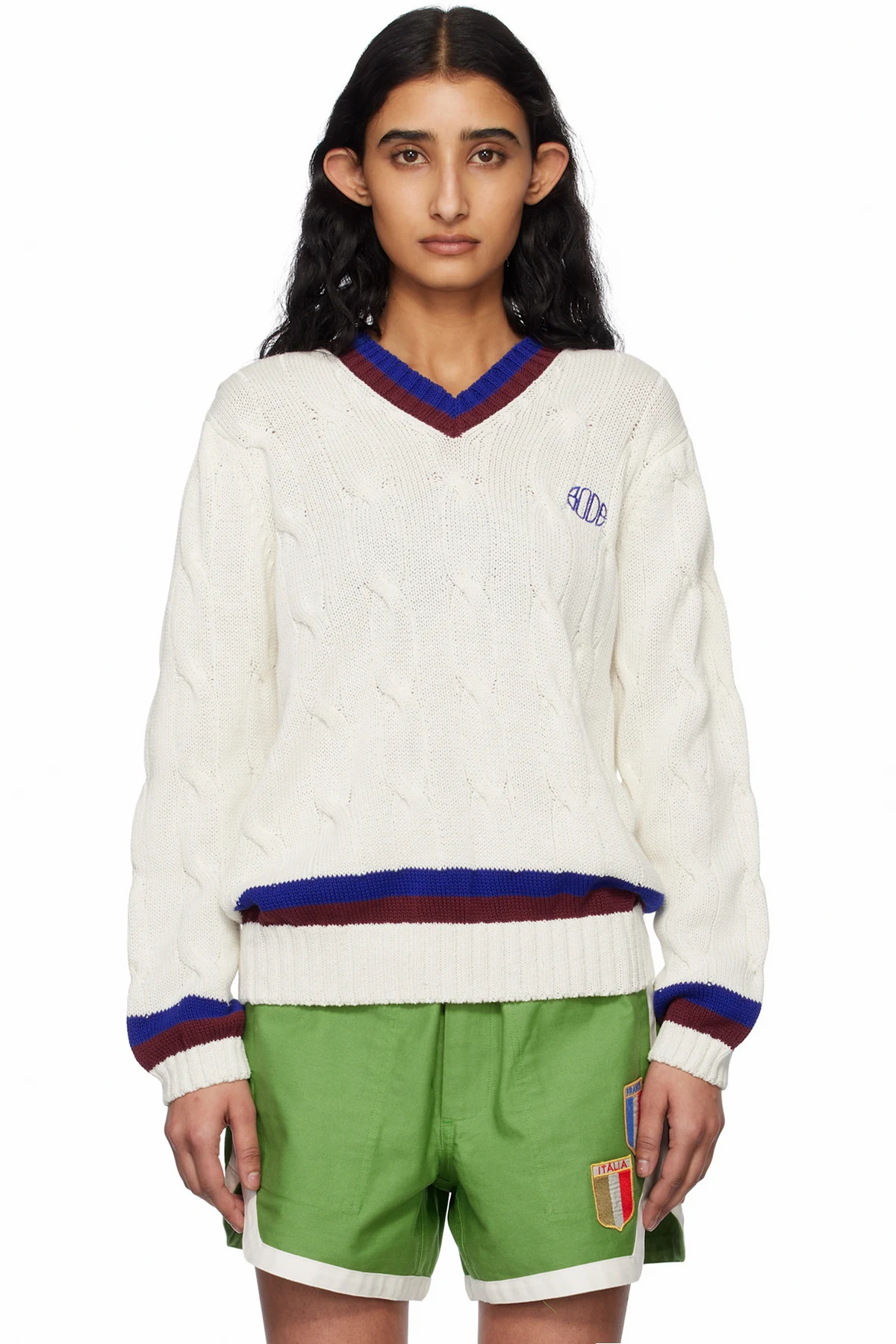 White Tennis Sweater