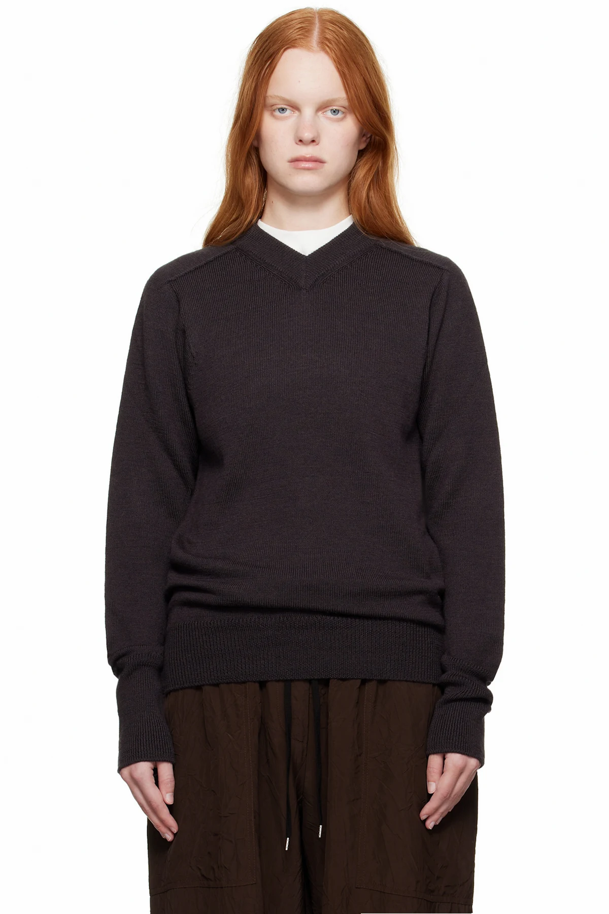 Brown Inverness Sweater