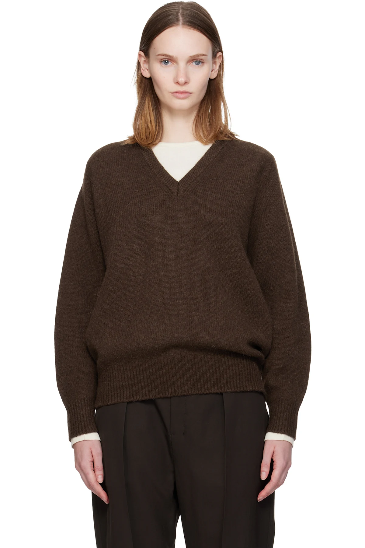 Brown Pound Alpaca Sweater