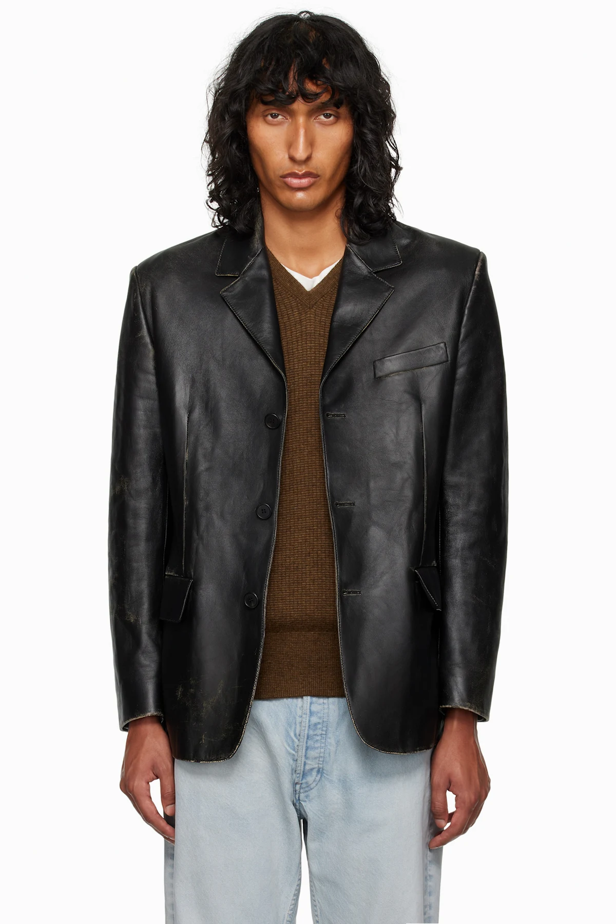 Black Genki Leather Jacket