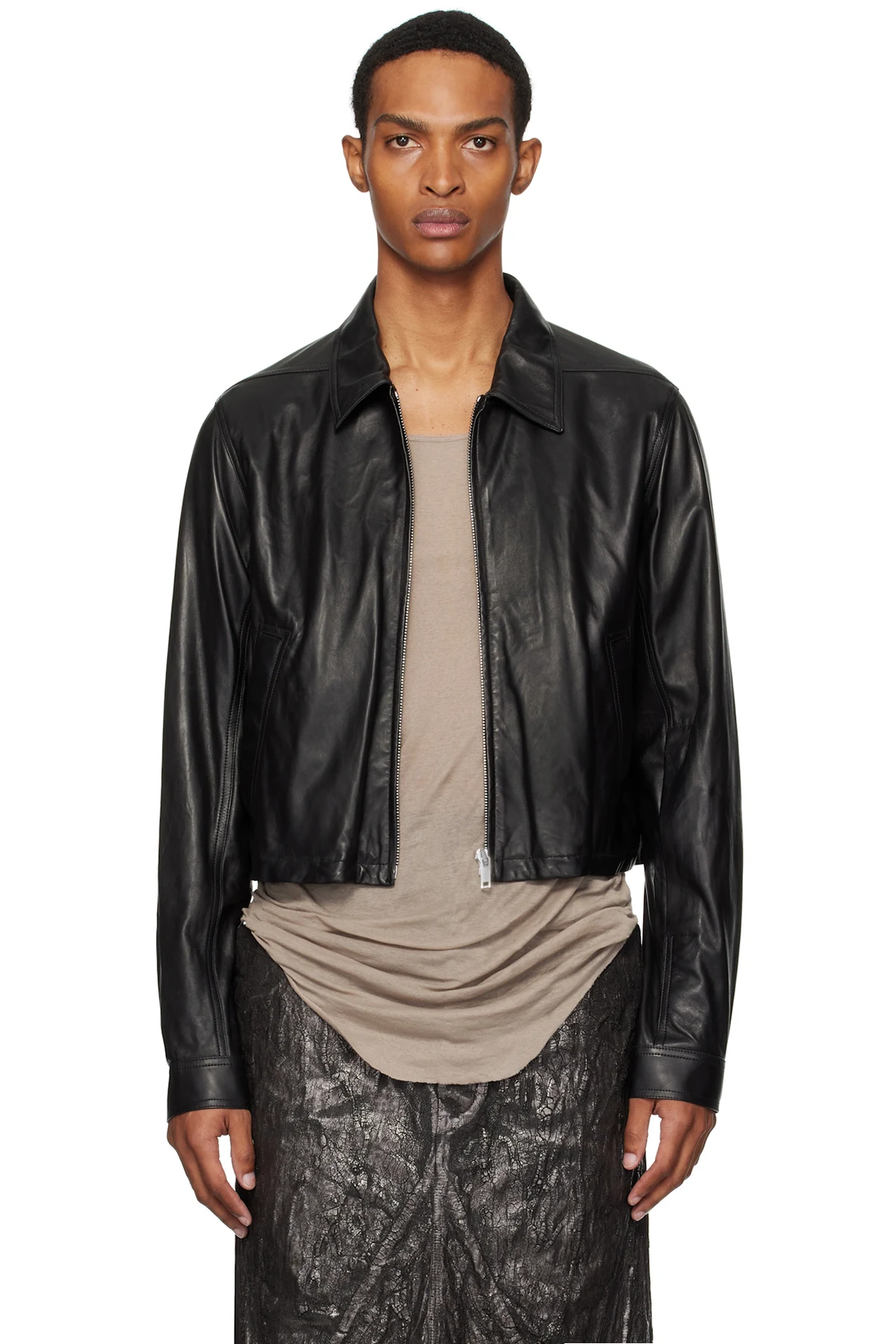 Black Concordians Alice Brad Leather Jacket