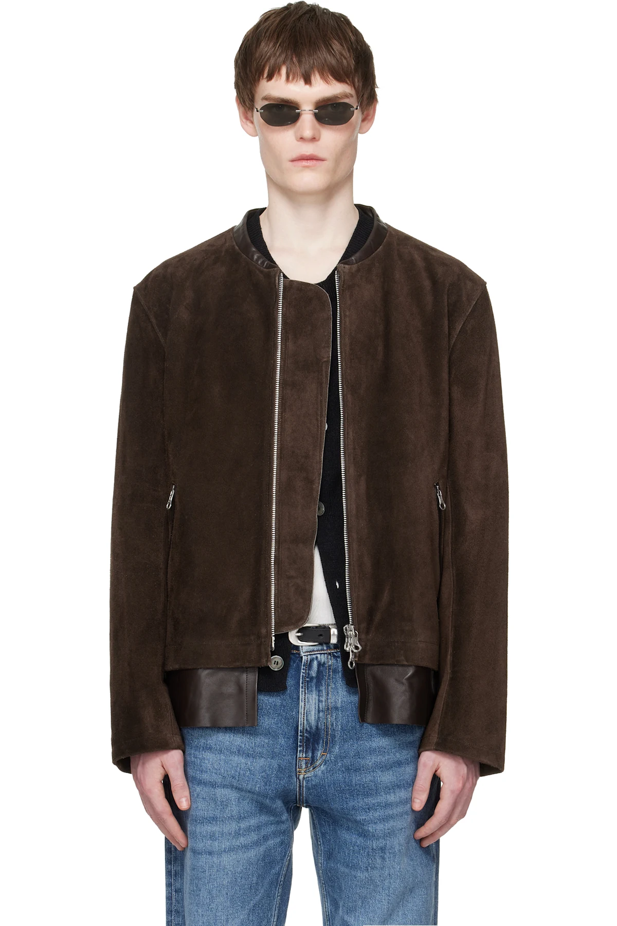 Brown Drift Suede Jacket