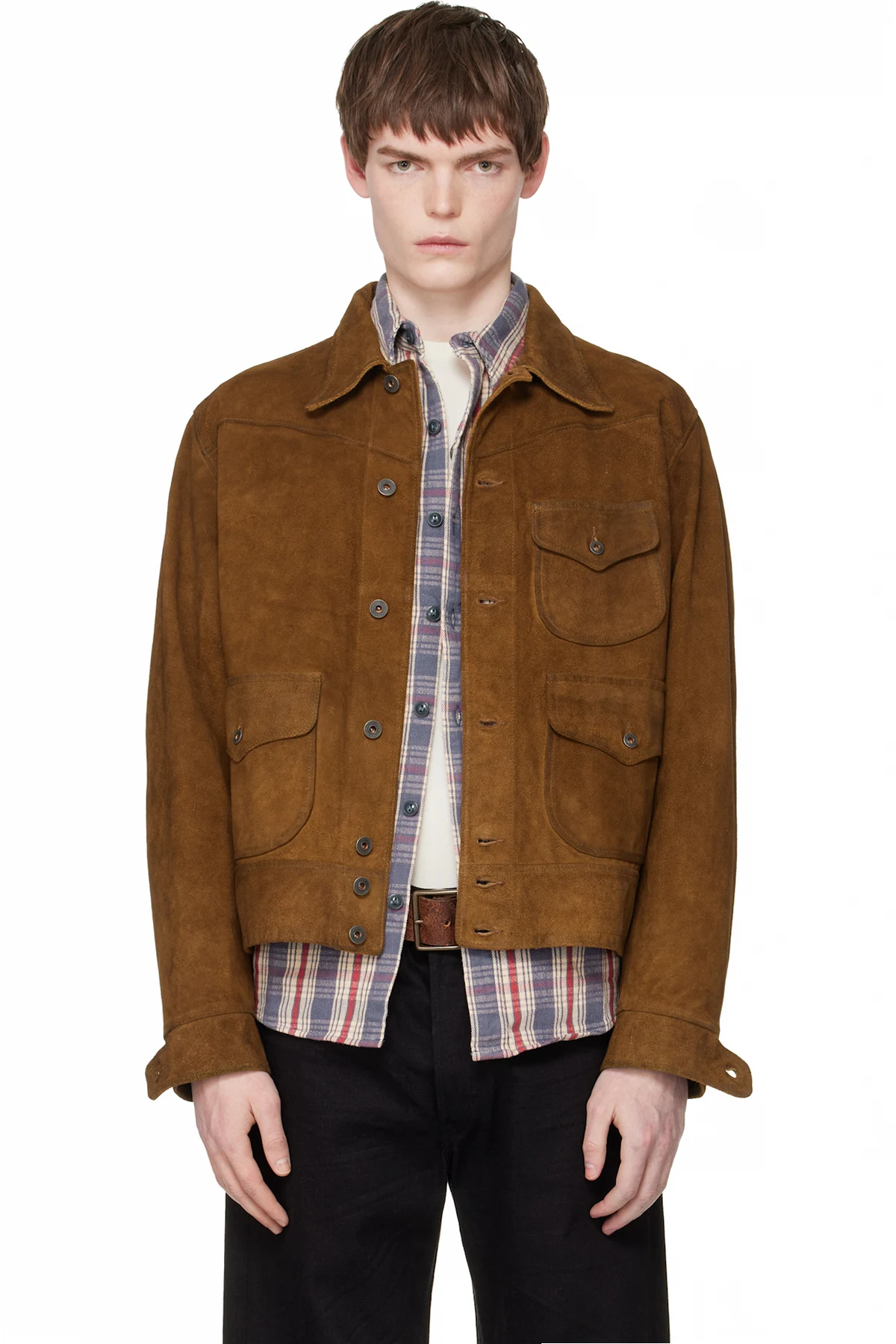 Tan Roughout Suede Jacket