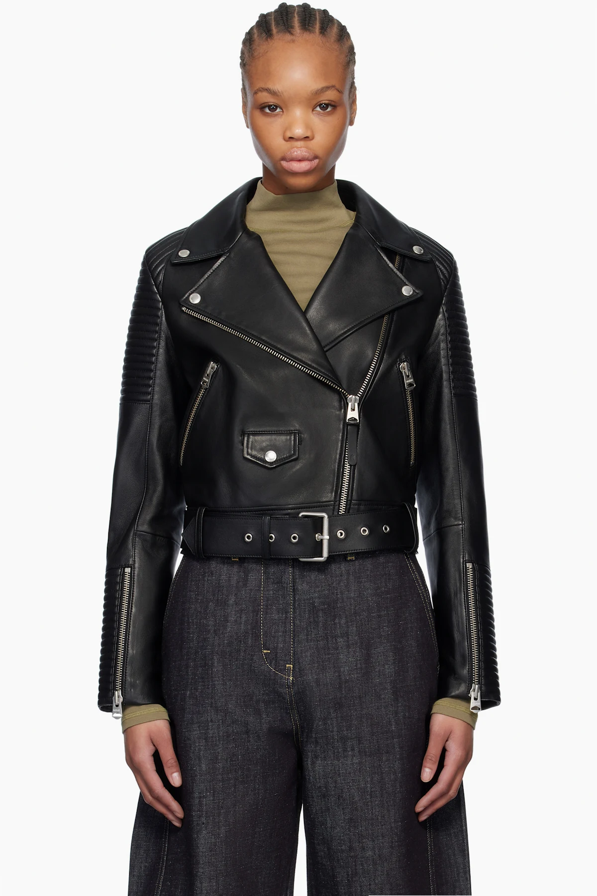 Black Masina Leather Jacket