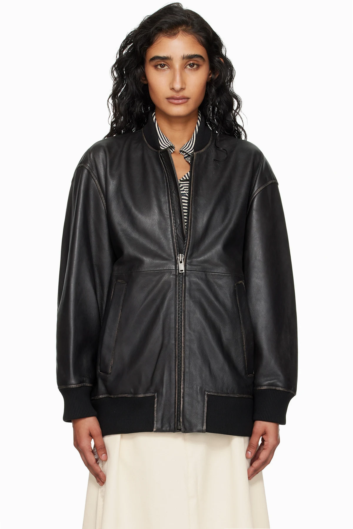 Black Tattico Leather Jacket