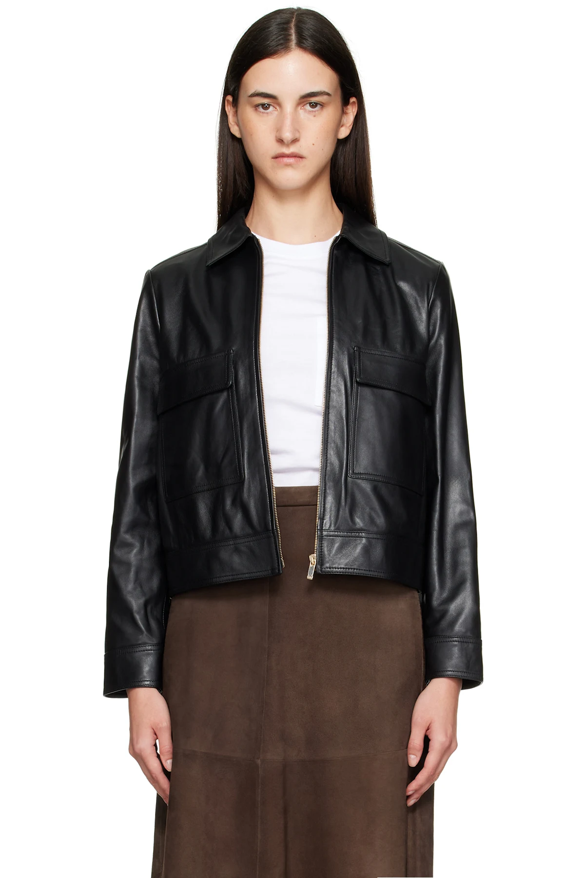 Black Nepet Leather Jacket