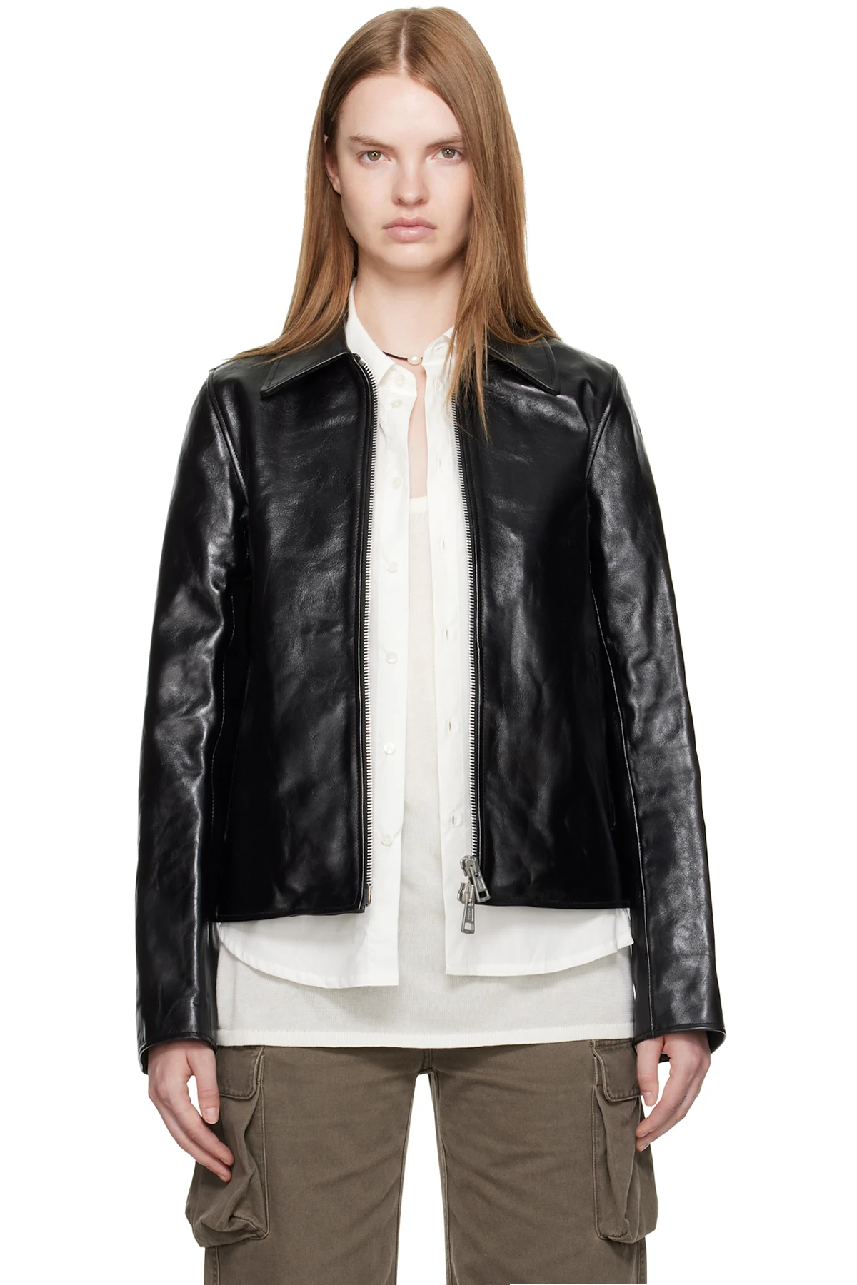 Black Mini Leather Jacket