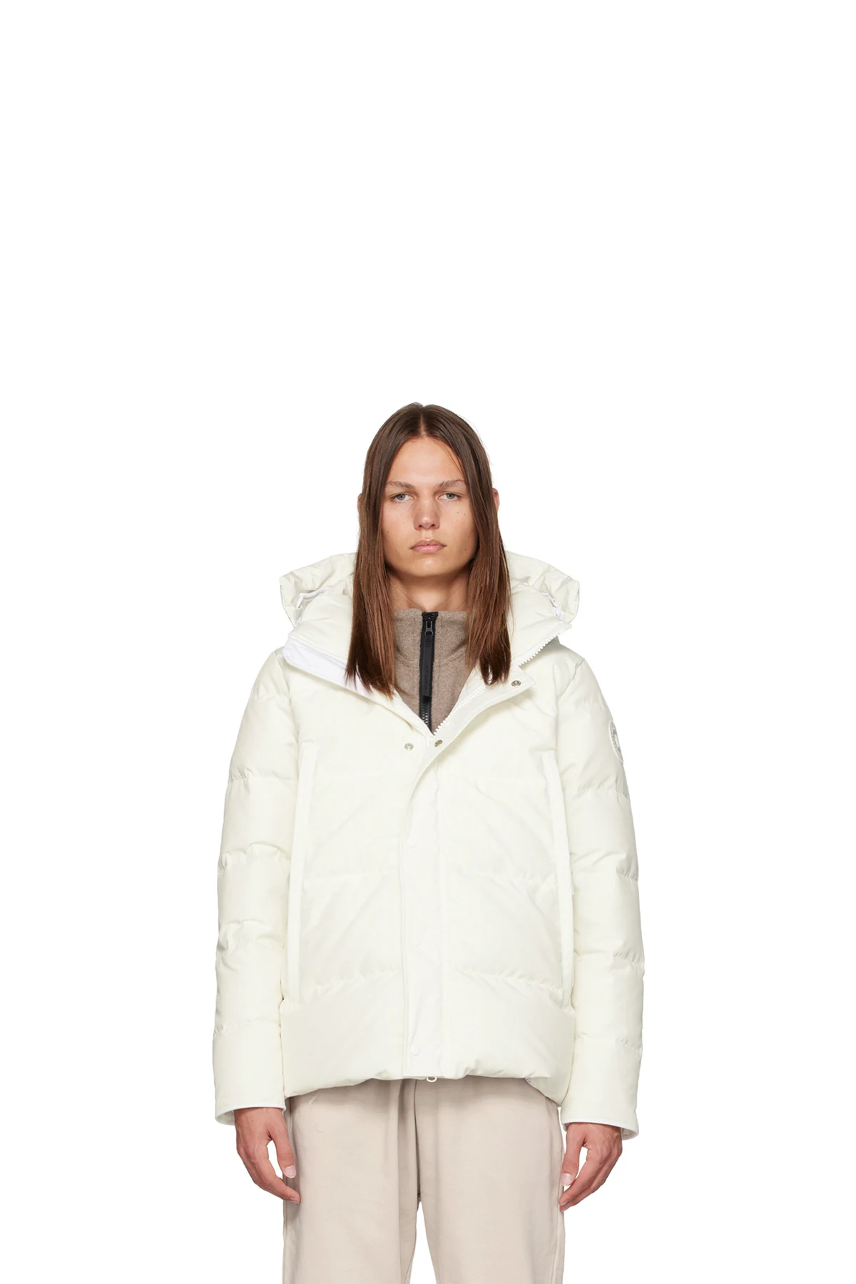 White HUMANATURE Wyndham Down Jacket