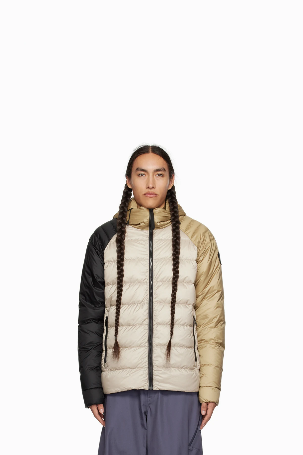 Beige Legacy Reversible Down Jacket