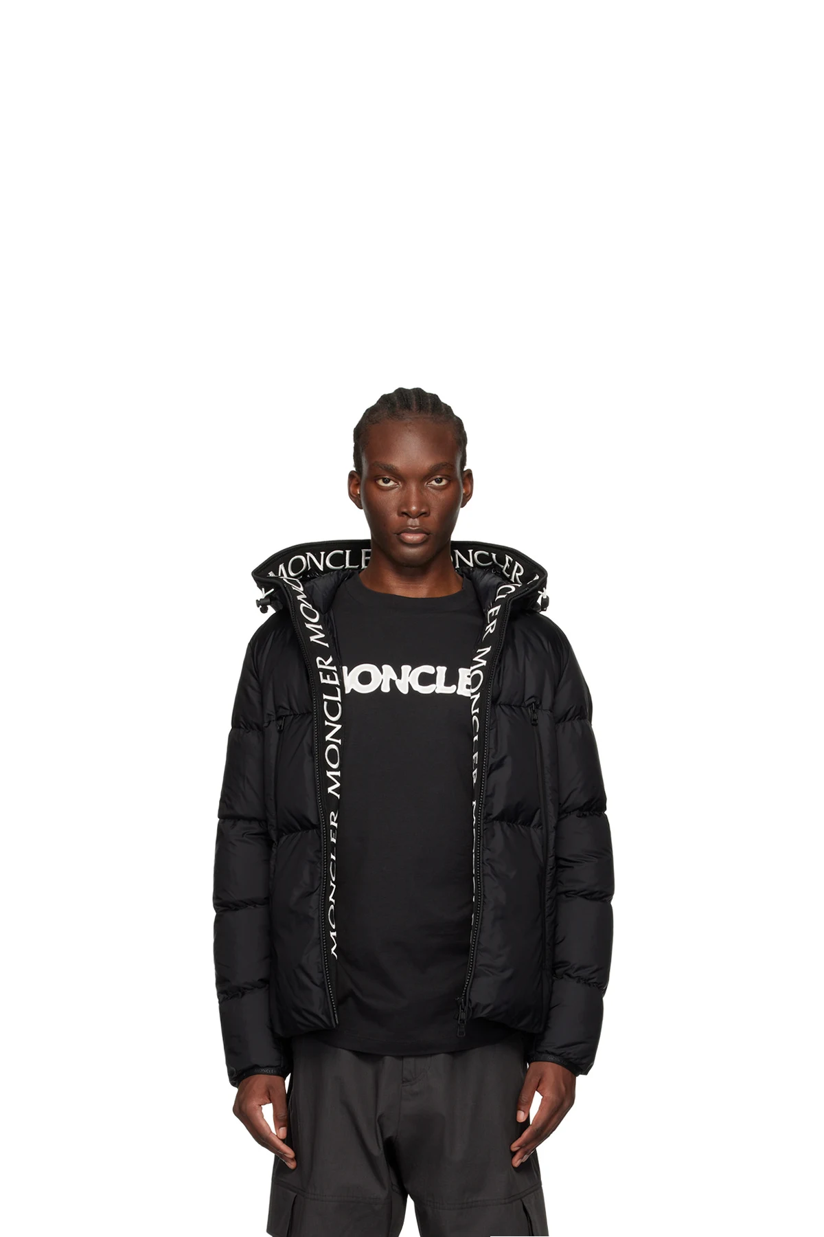 Black Montcla Short Down Jacket