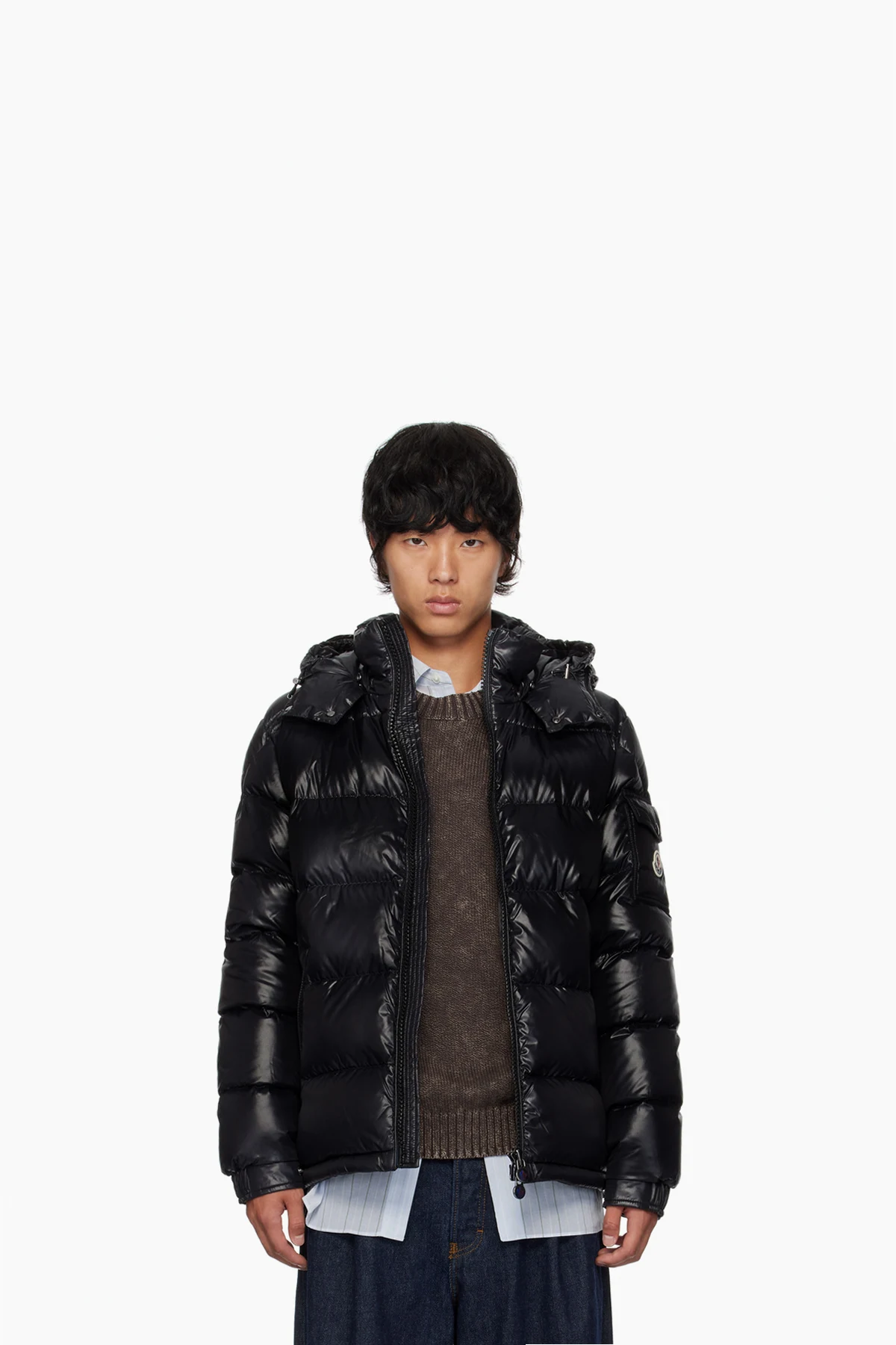 Black Moncler Maya Down Jacket