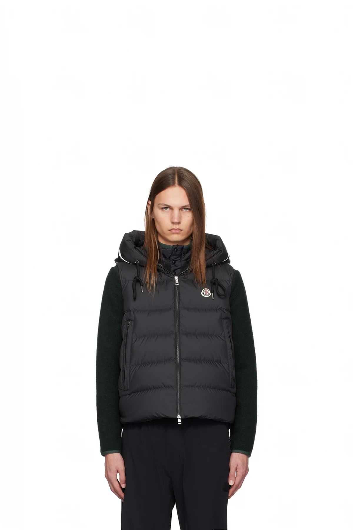 Black Cardamine Down Vest