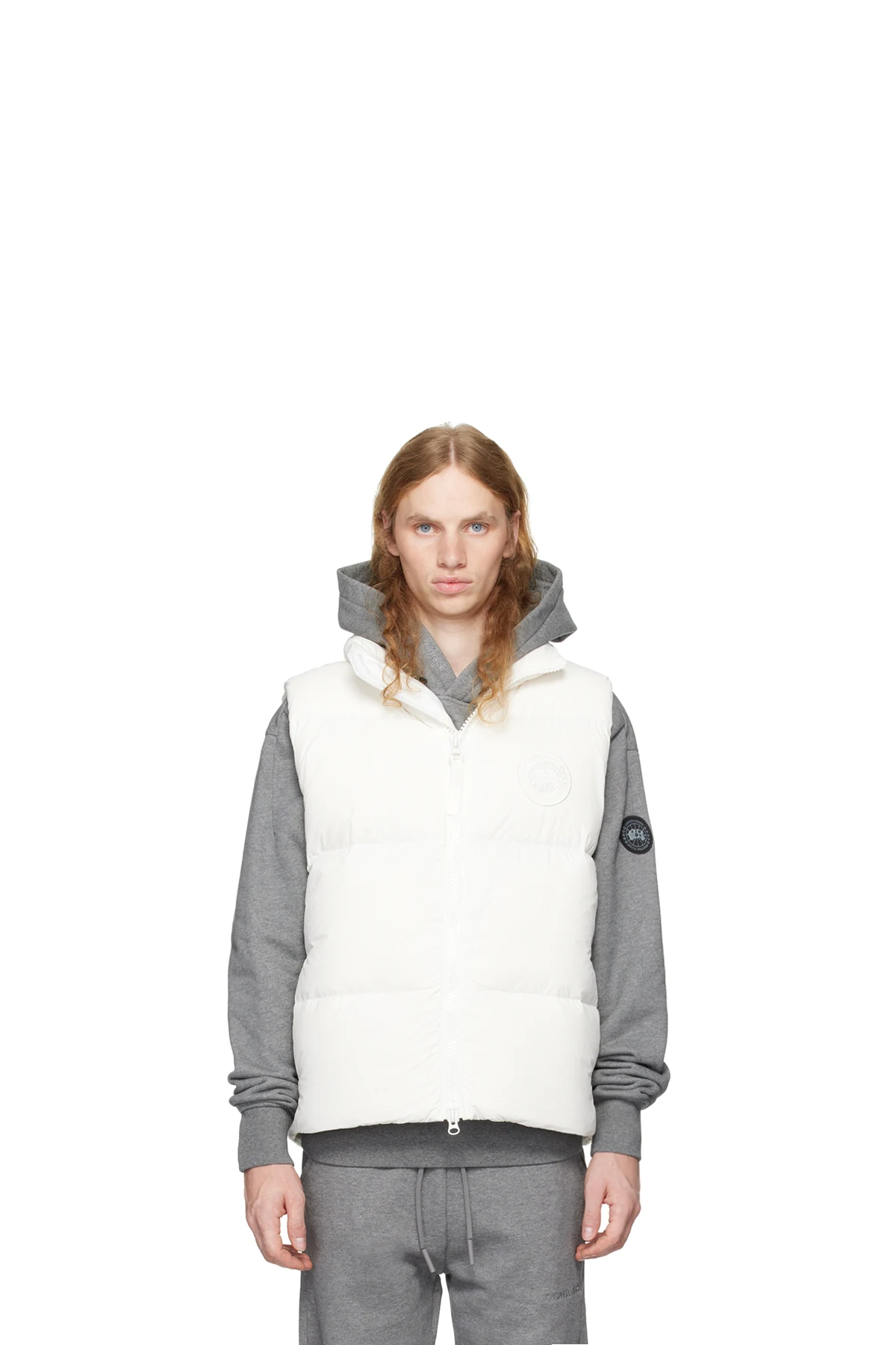 White White Disc Lawrence Down Vest