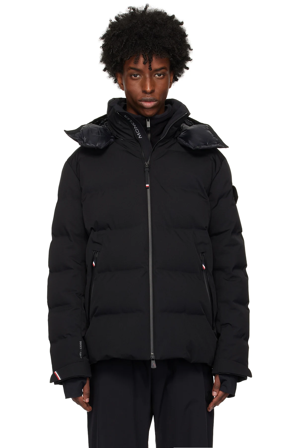 Black Montgetech Short Down Jacket