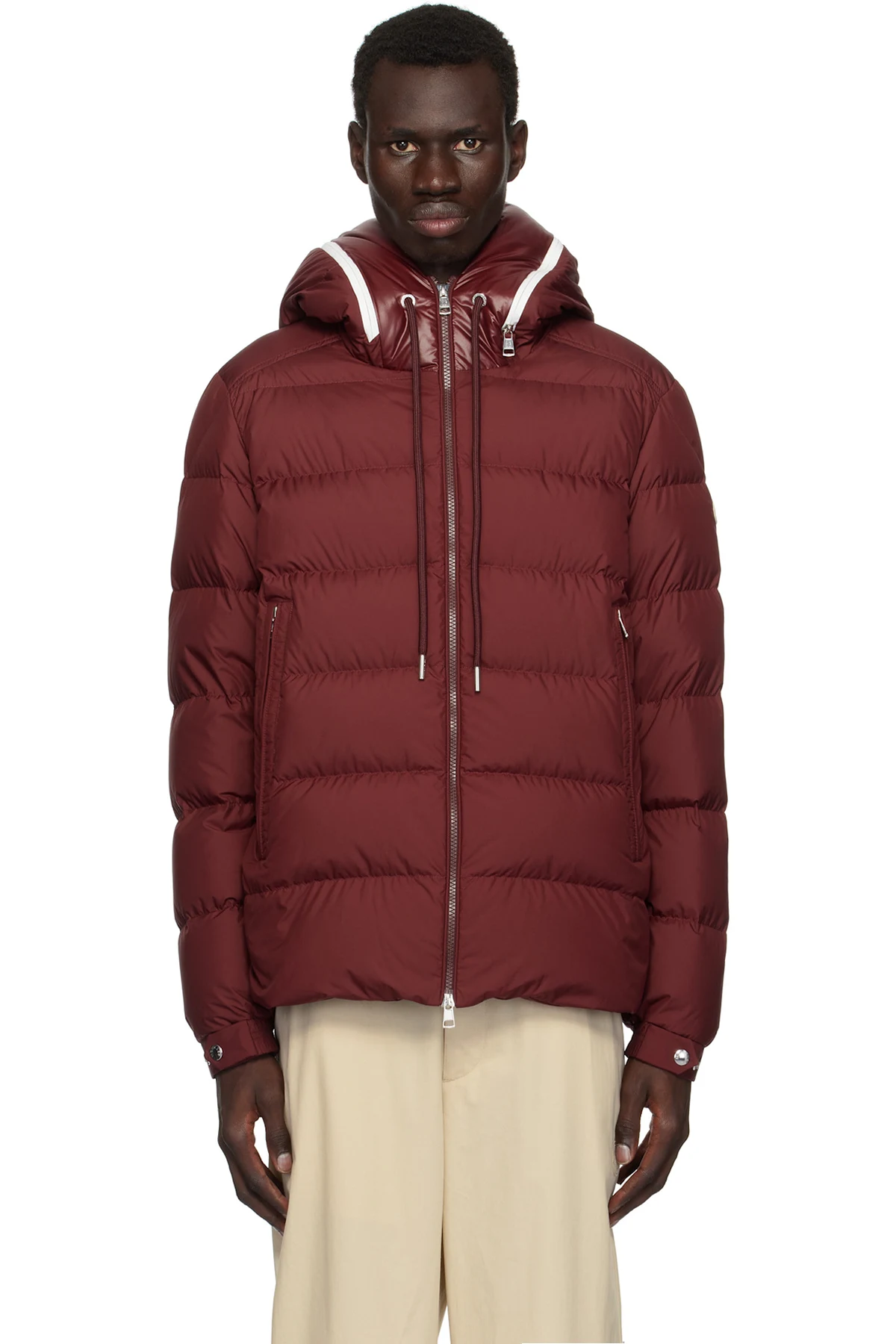 Red Cardere Short Down Jacket