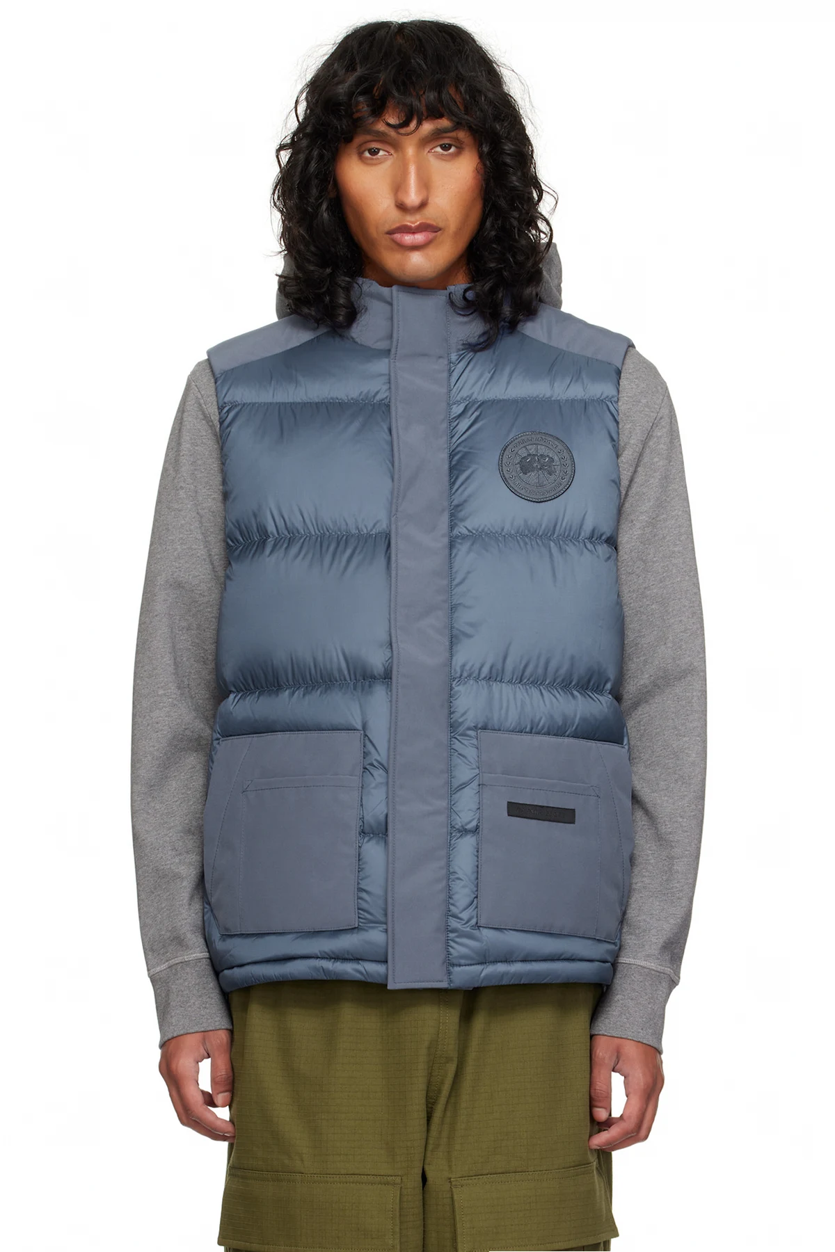 Blue 'Paradigm' Freestyle Down Vest