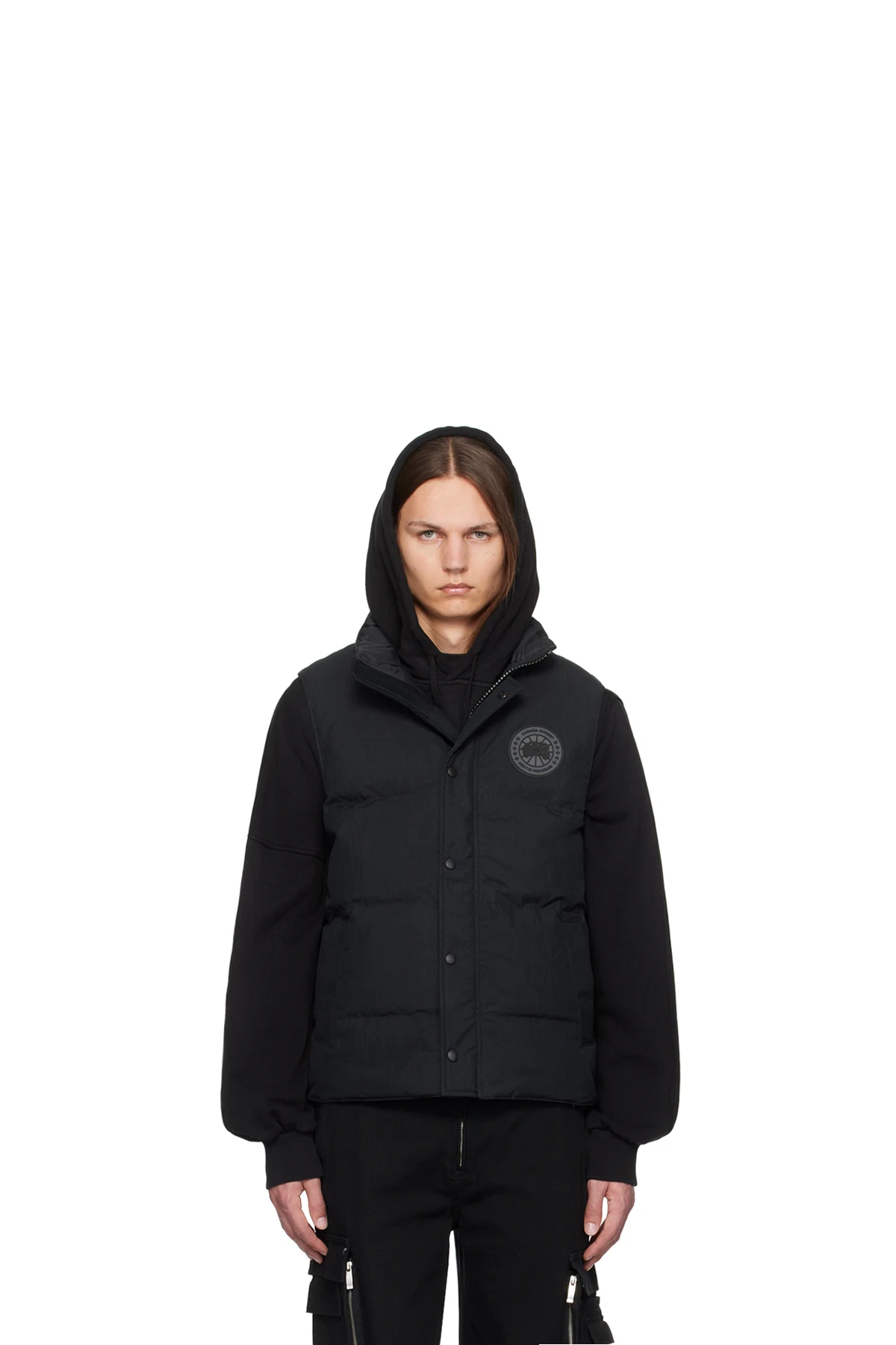 Black Garson Down Vest