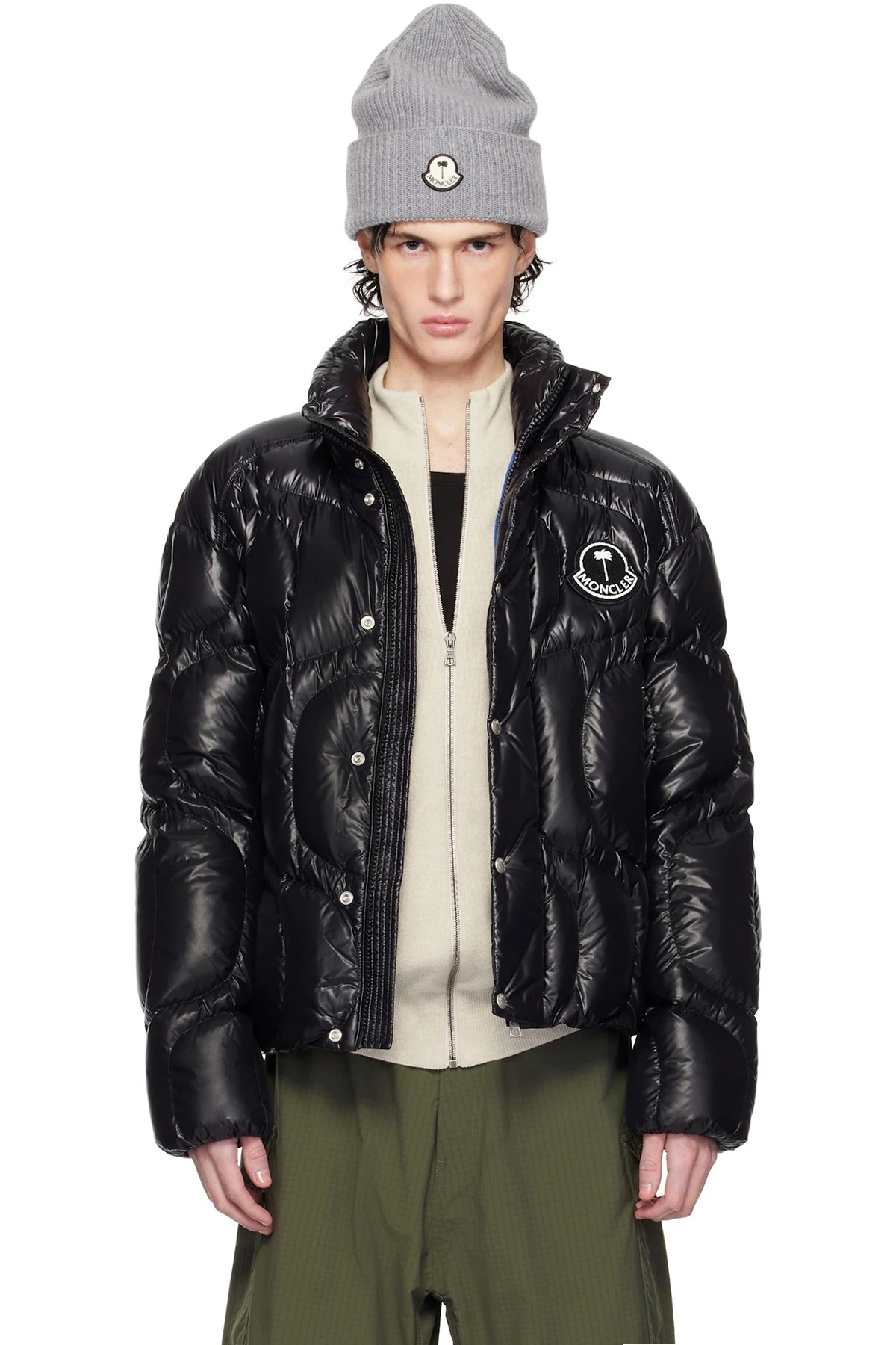 Moncler x Palm Angels Black Haunani Down Jacket