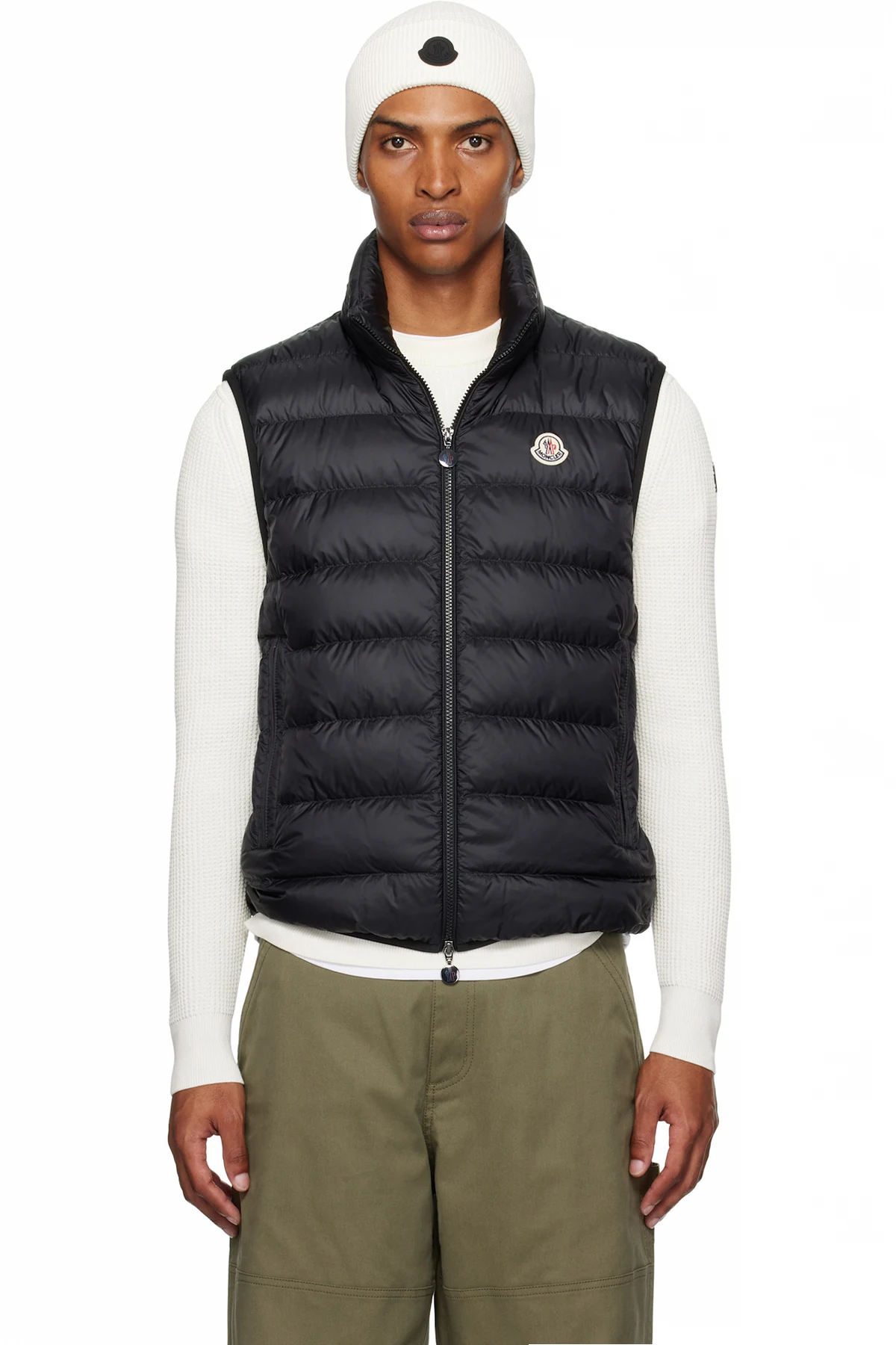 Black Rocoque Down Vest