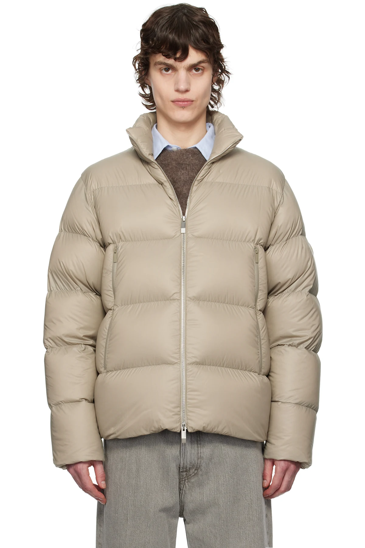 Beige Tarn Down Jacket