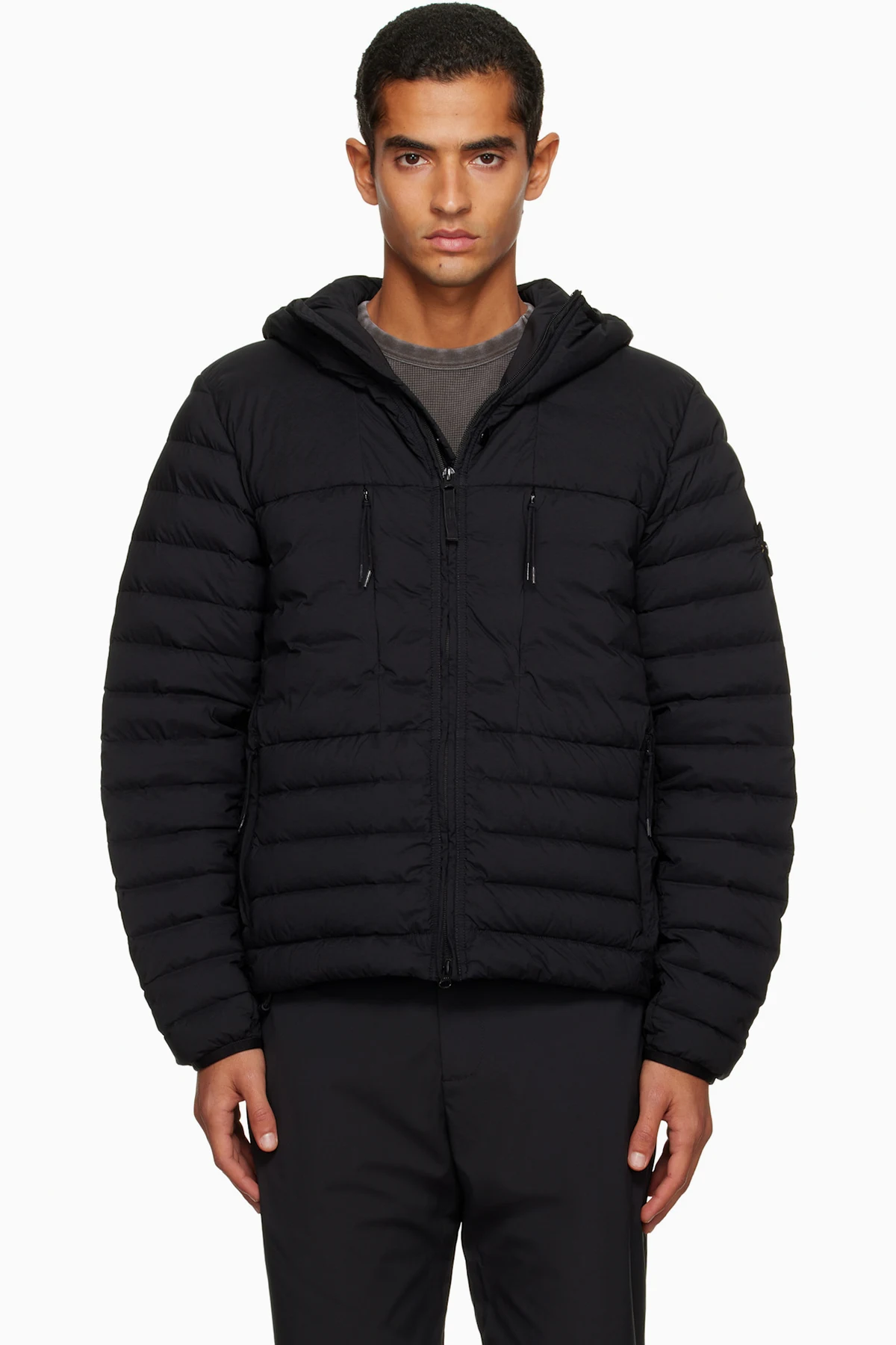 Black 4100020 Seamless Tunnel Nylon Down-TC Jacket