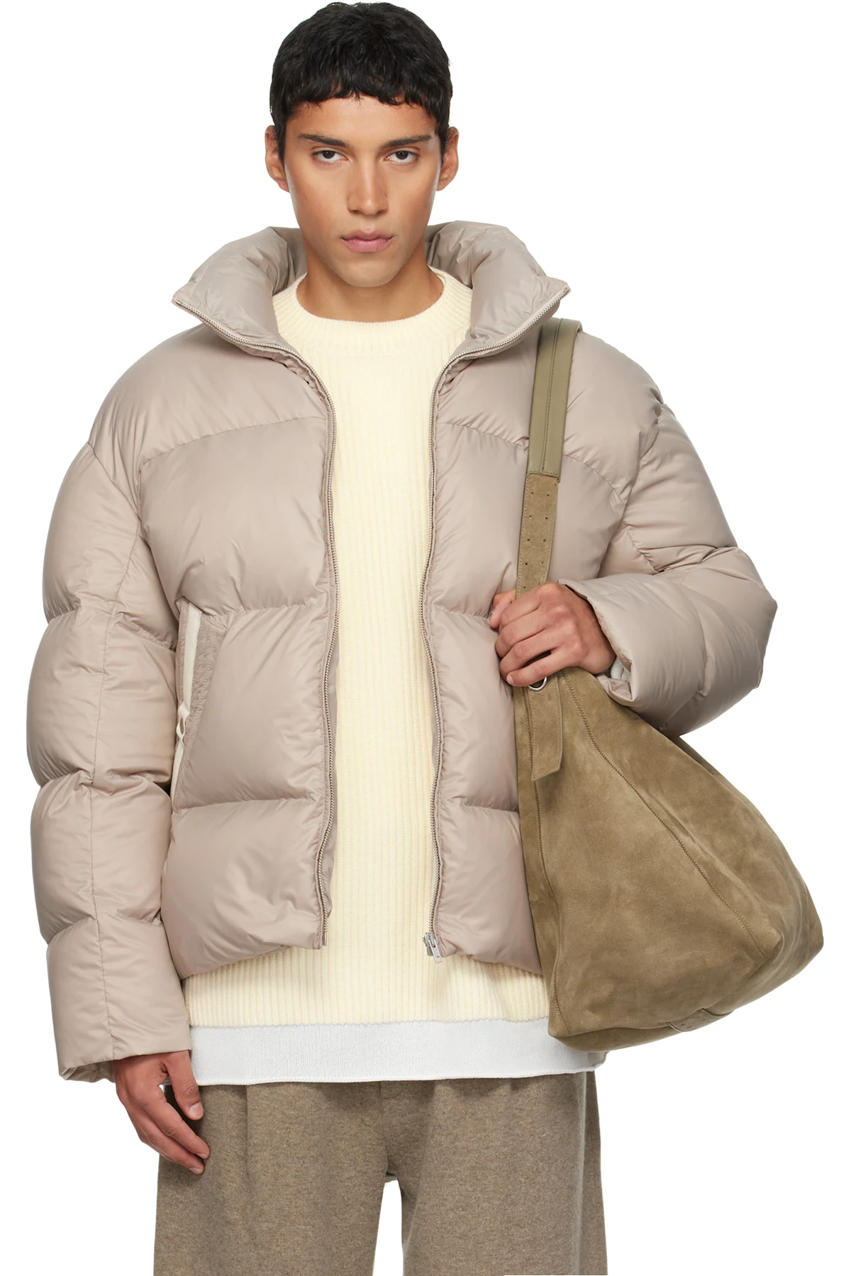 Beige Dune Down Jacket