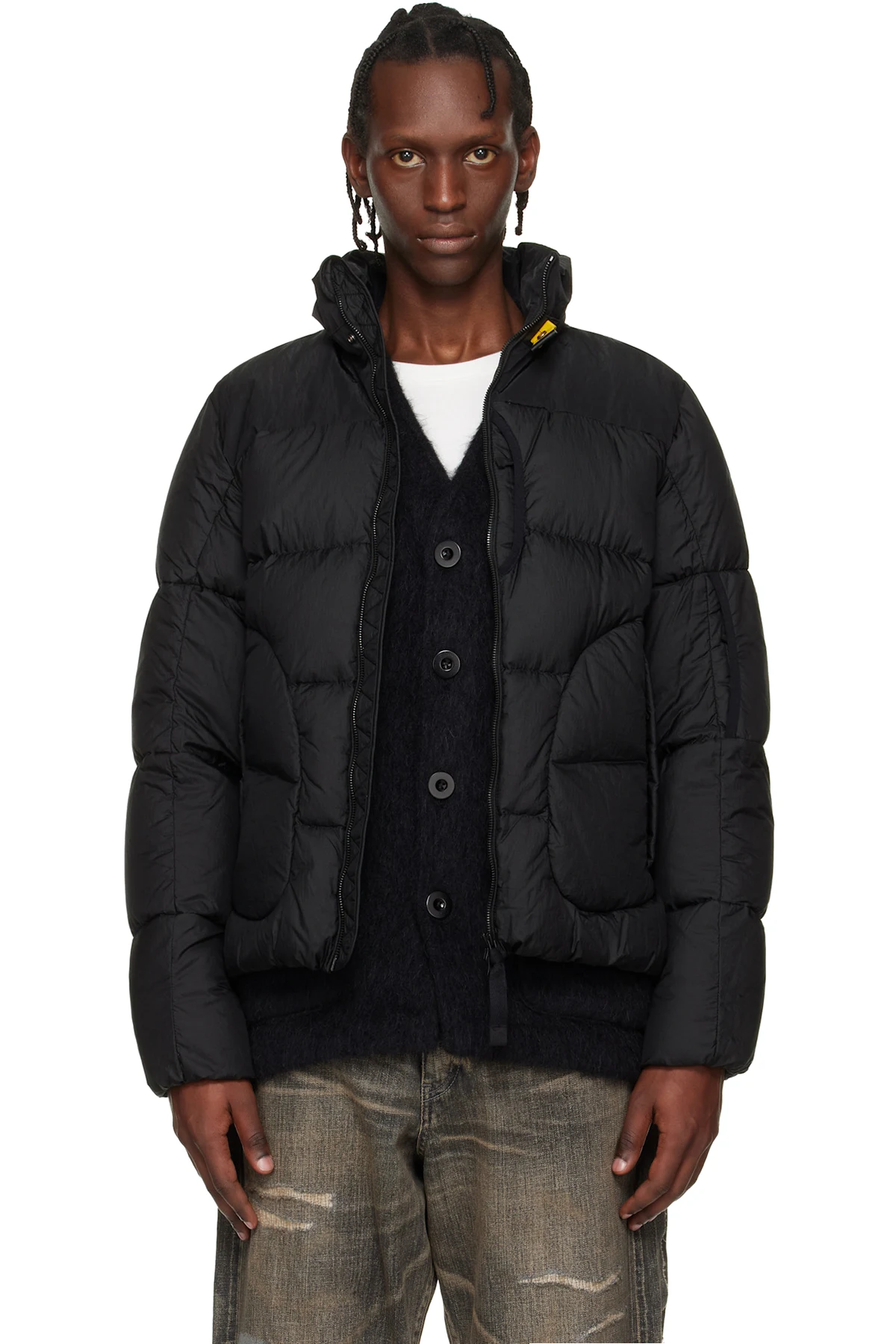 Black Blackburn Hooded Down Jacket