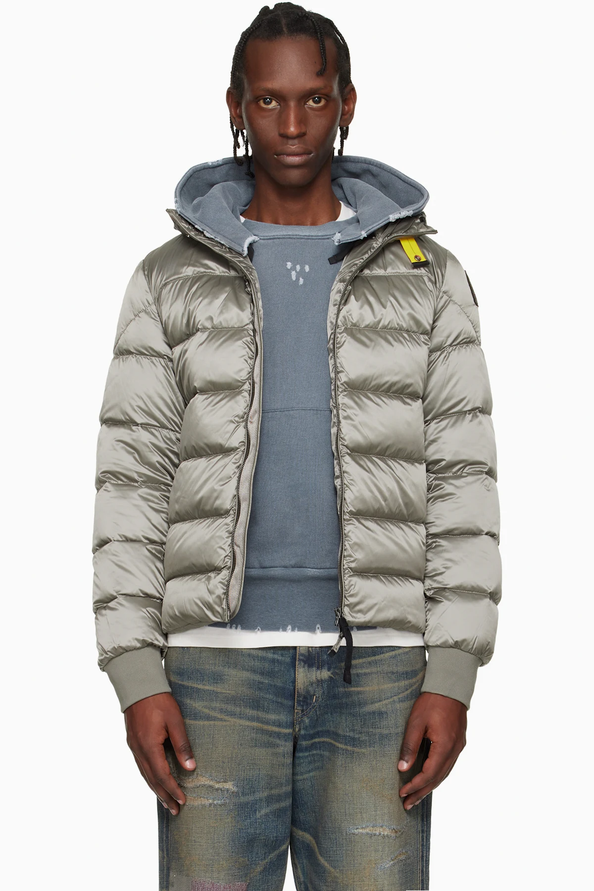 Green Pharrell Hooded Down Jacket