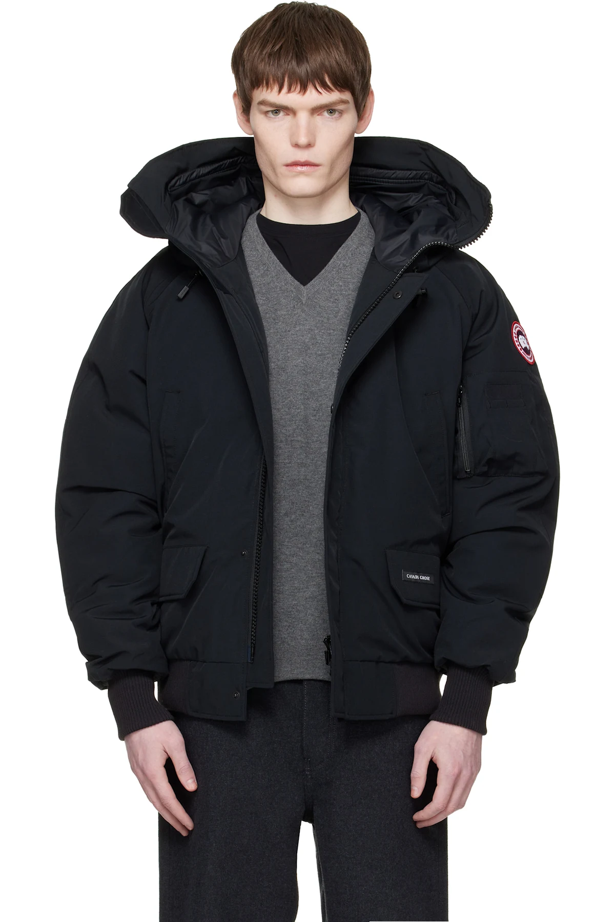 Black Chilliwack Down Bomber Jacket