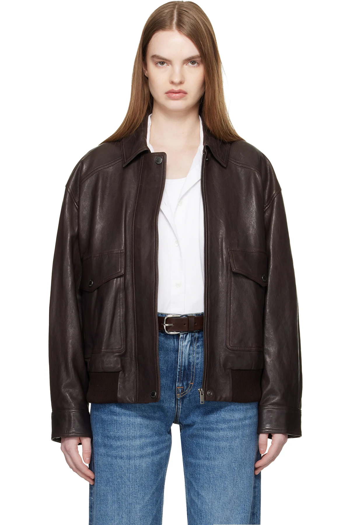 Brown Gigante Leather Jacket