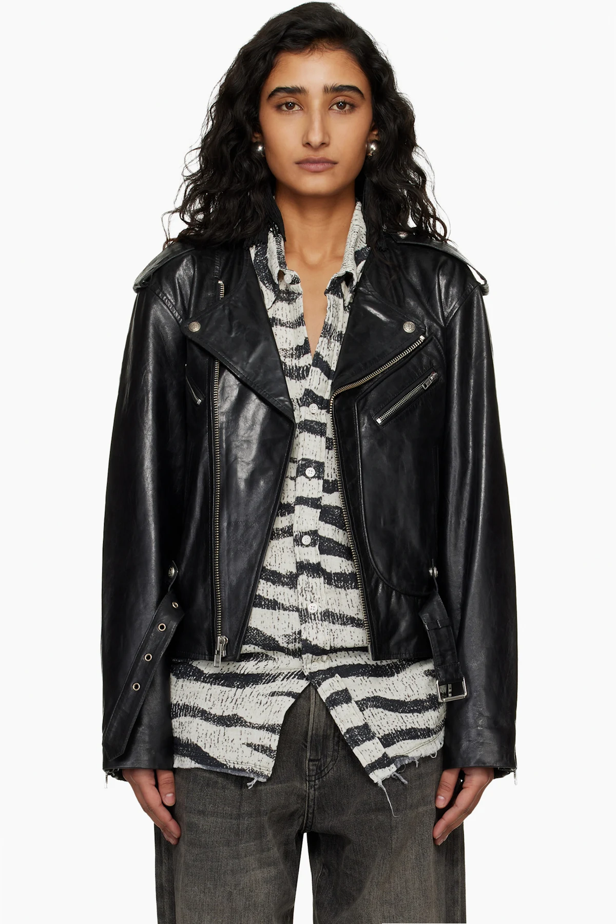 Black Moto Leather Jacket