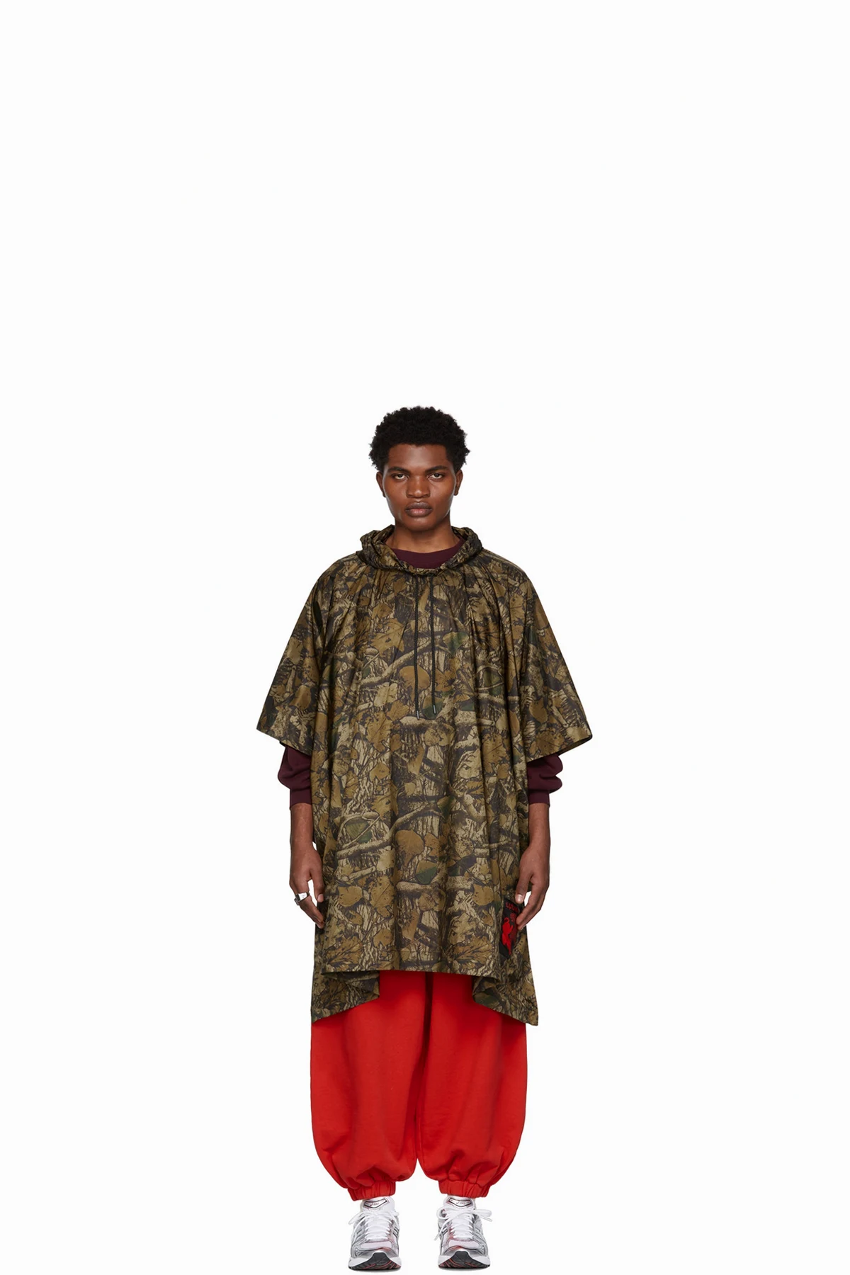 SSENSE Exclusive Taupe Camo Cape