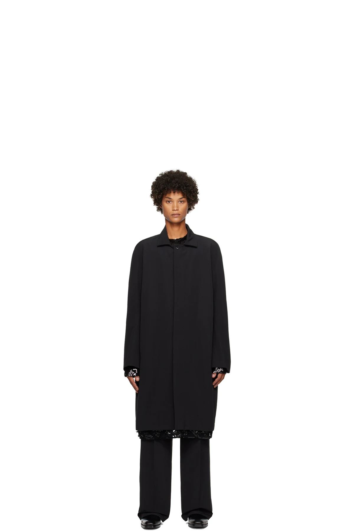 SSENSE Exclusive Black Kastor Coat