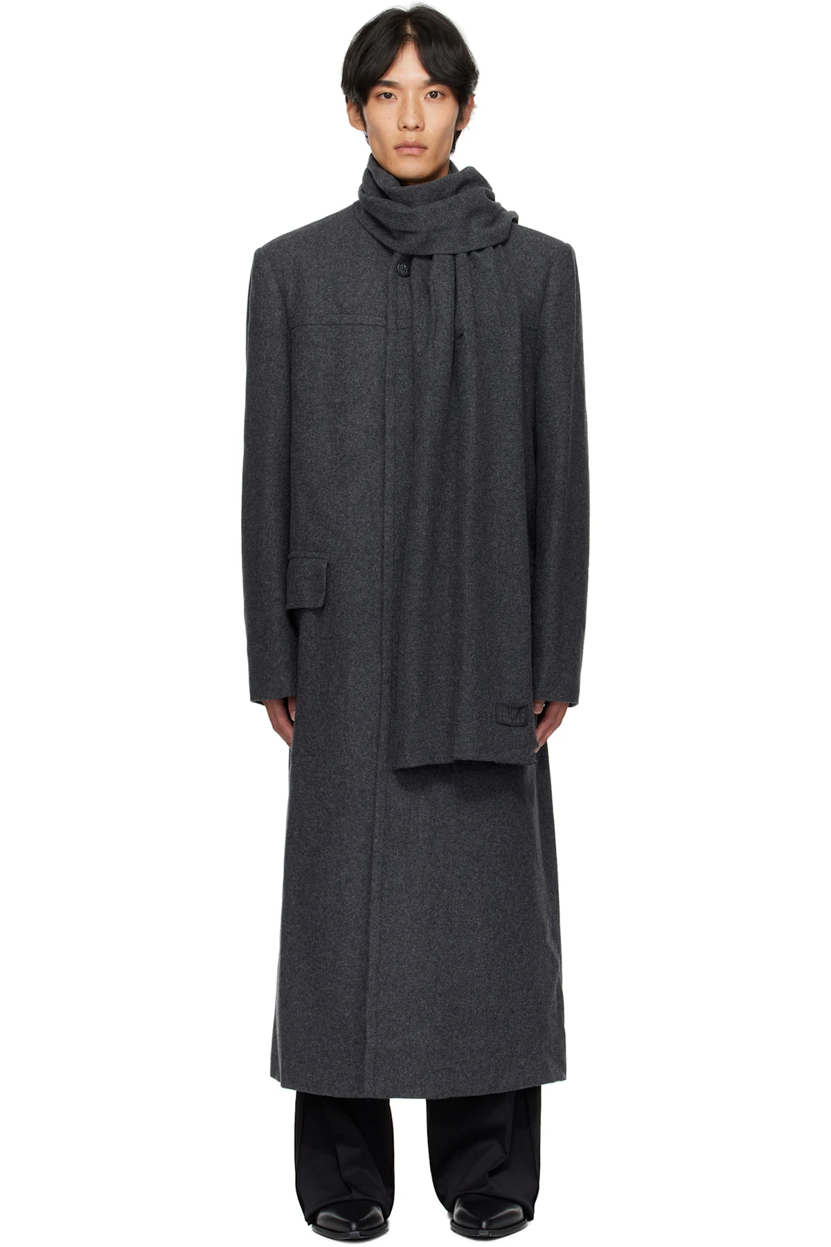 Gray Felted Coat
