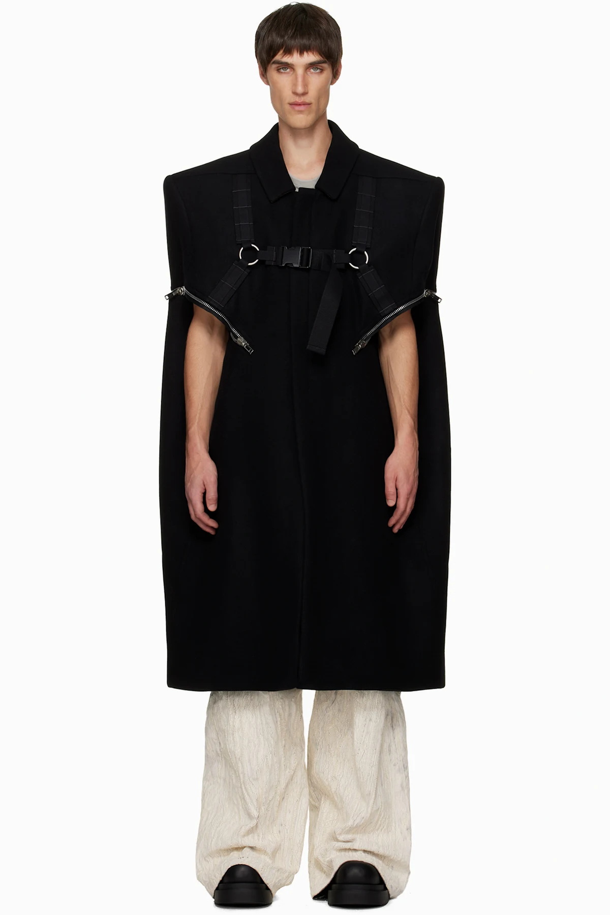 Black Concordians Blixa Cape Coat