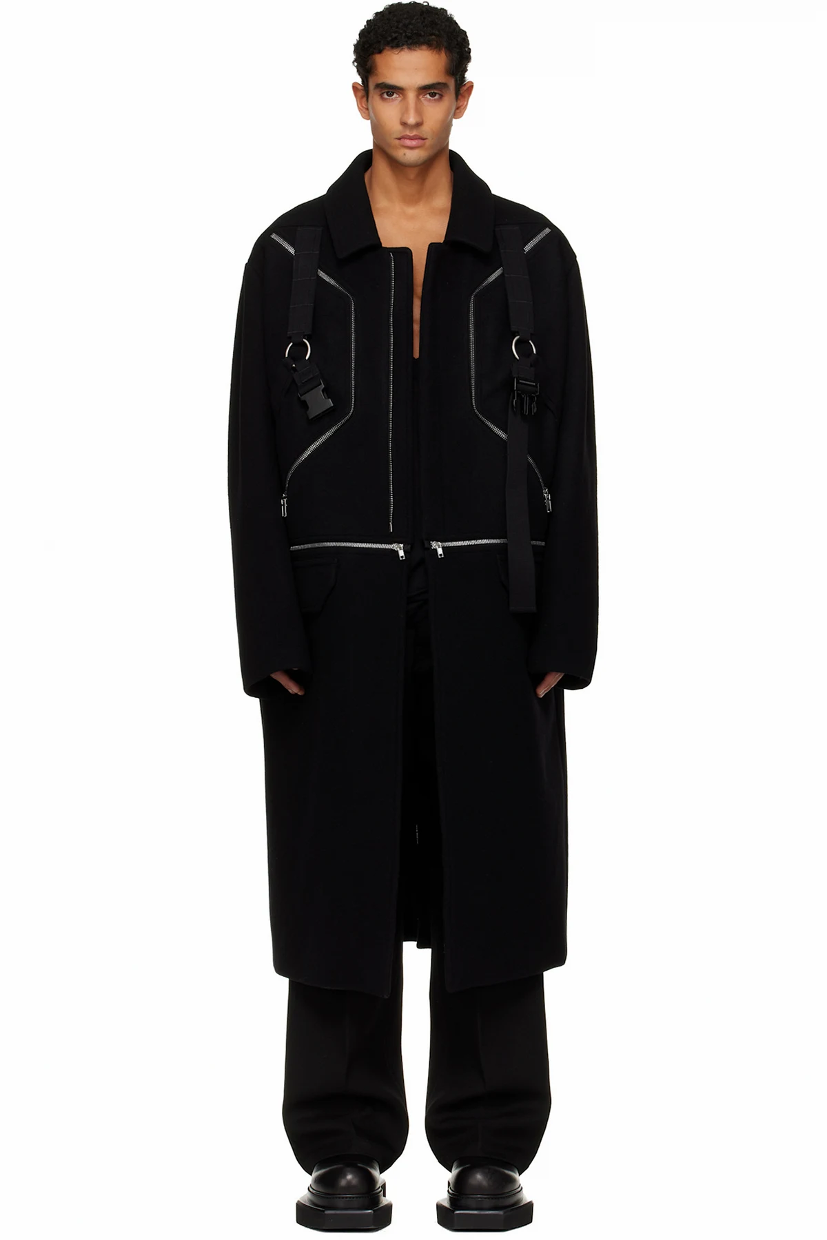 Black Concordians Blixa Jumbo Mac Coat