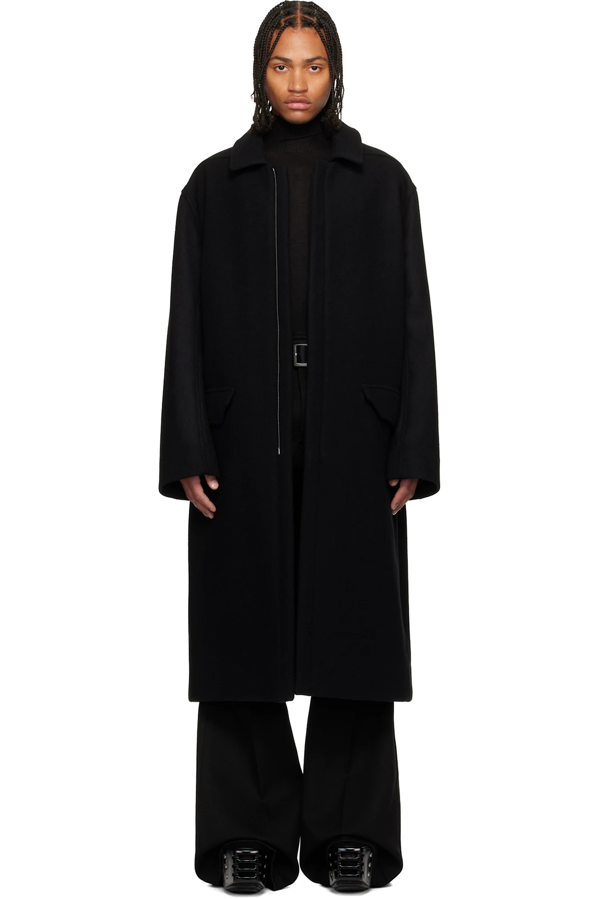 Black Concordians Jumbo Mac Coat