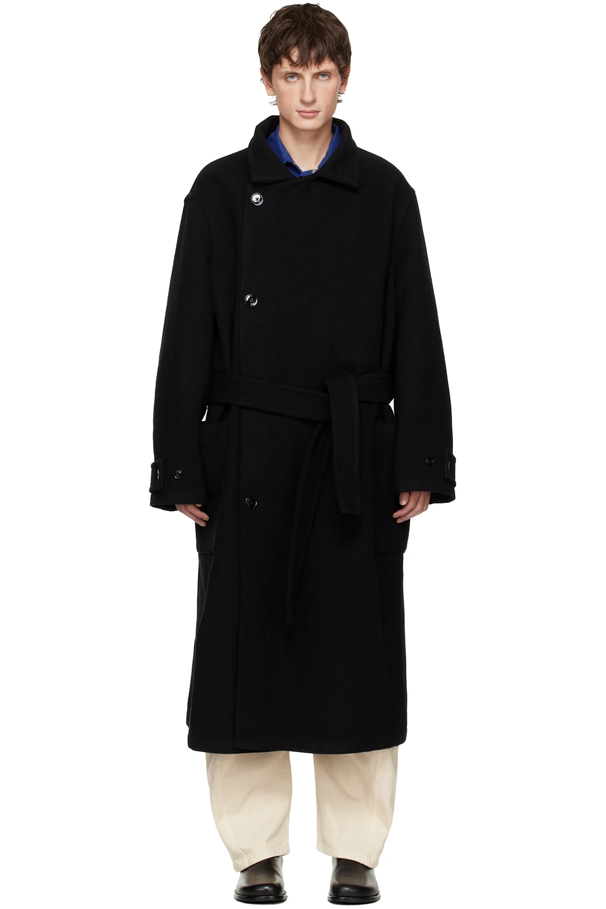 Black Wrap Coat