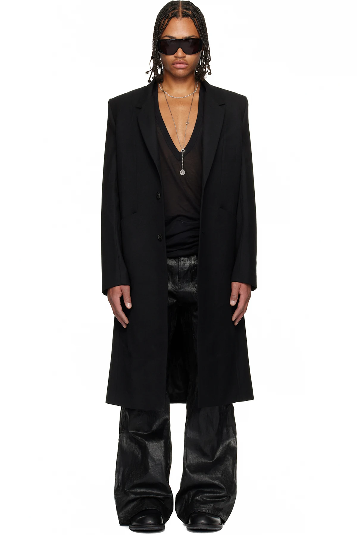Black Tailored Coat