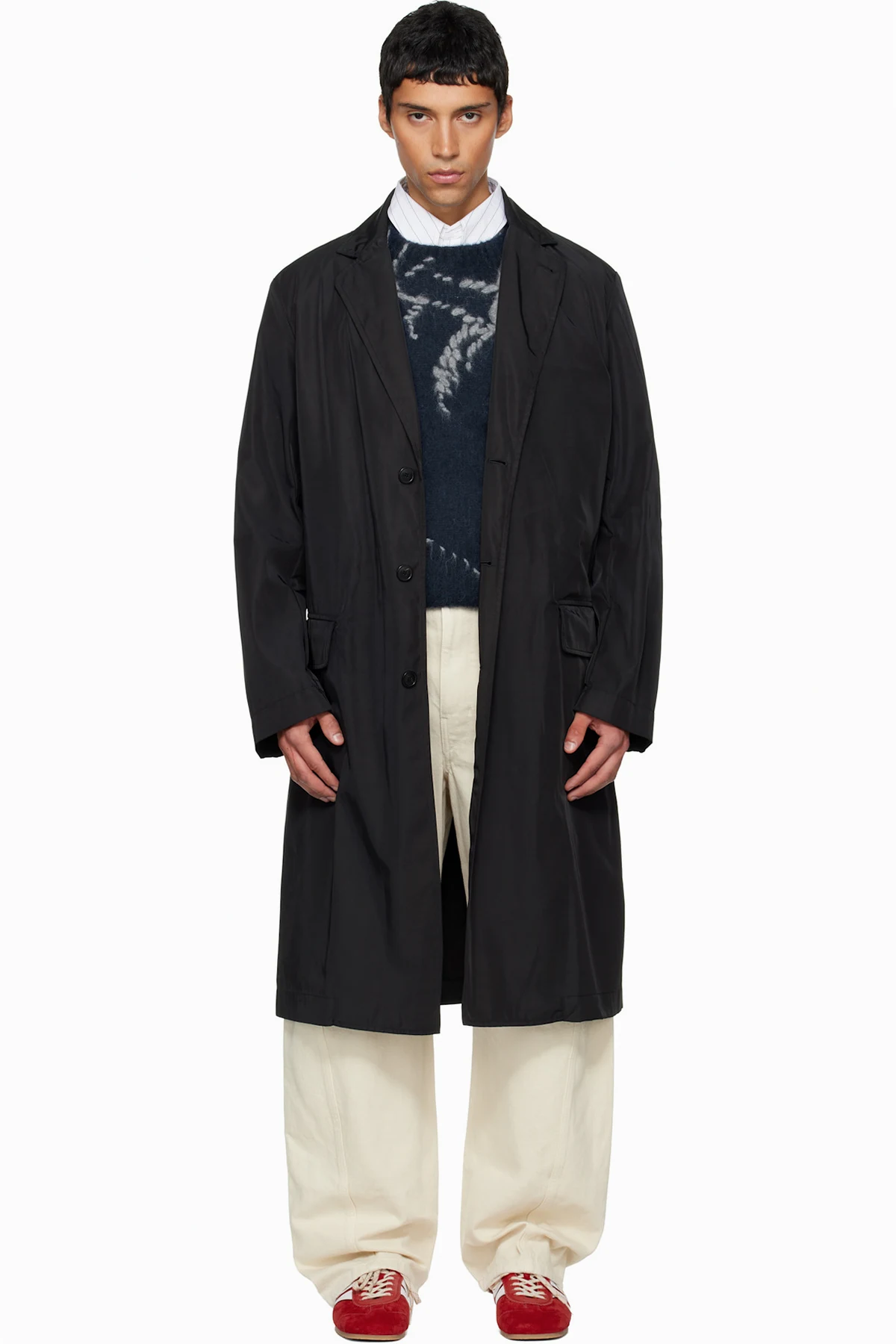 Black Taffeta Coat