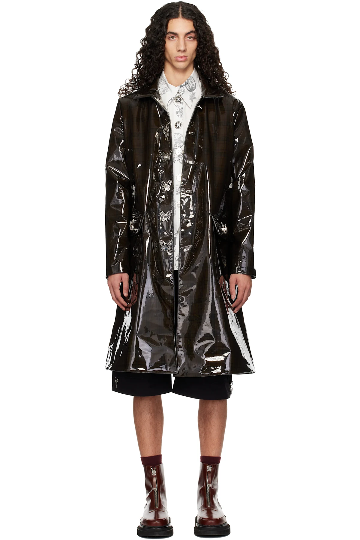 Black Squelchy Raincoat