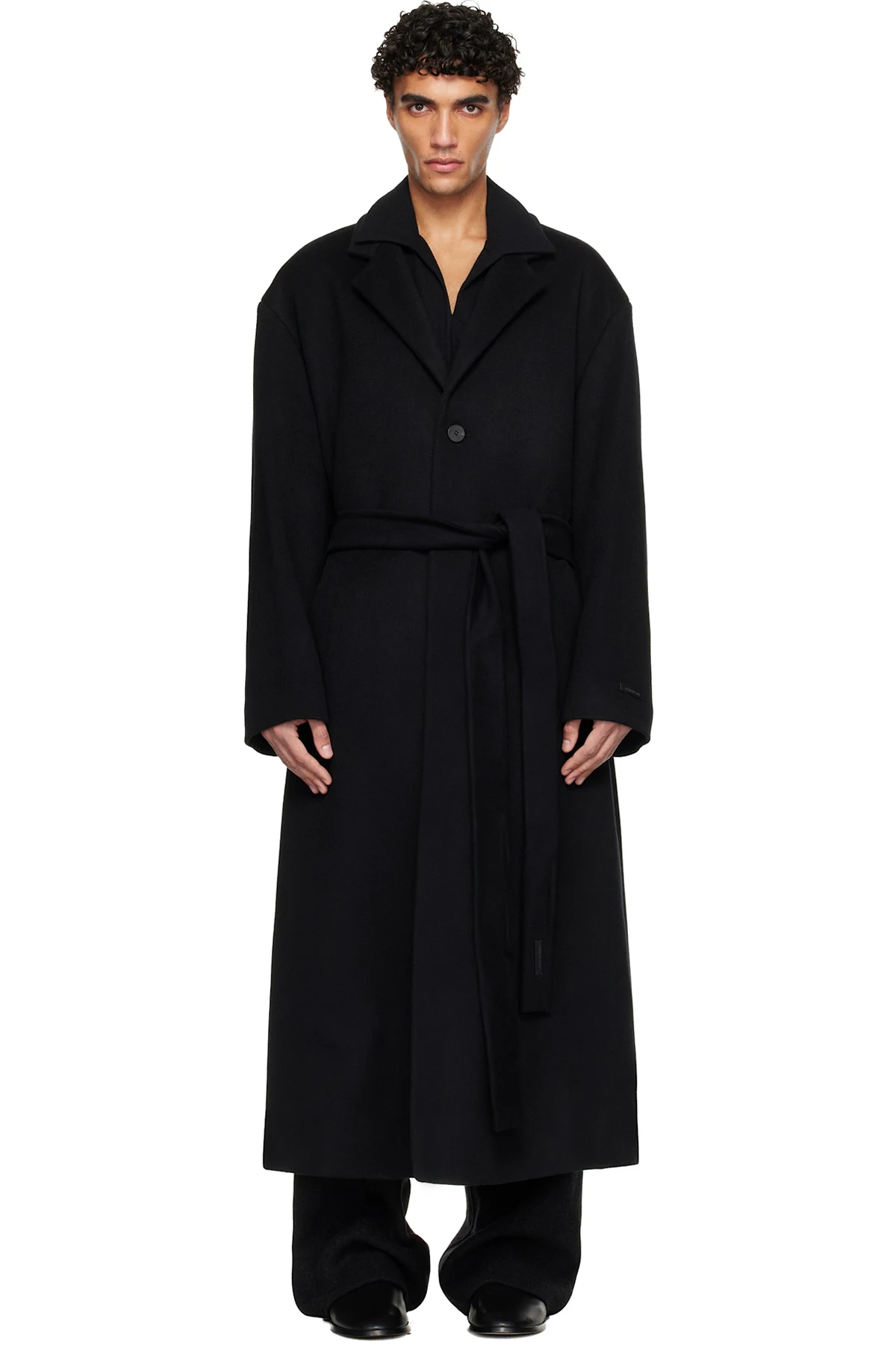 Black Relaxed Coat