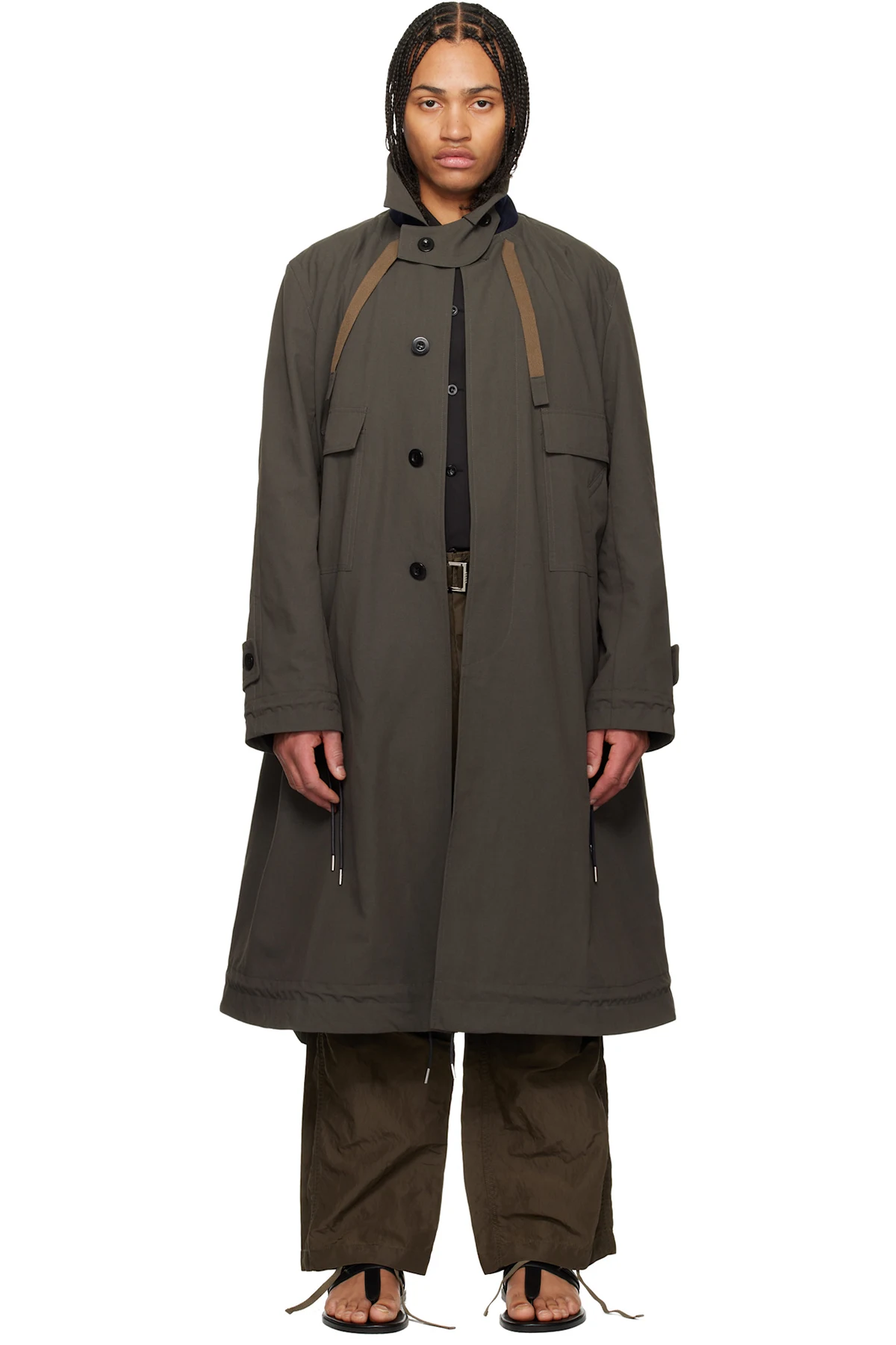 Khaki Weathercloth Coat